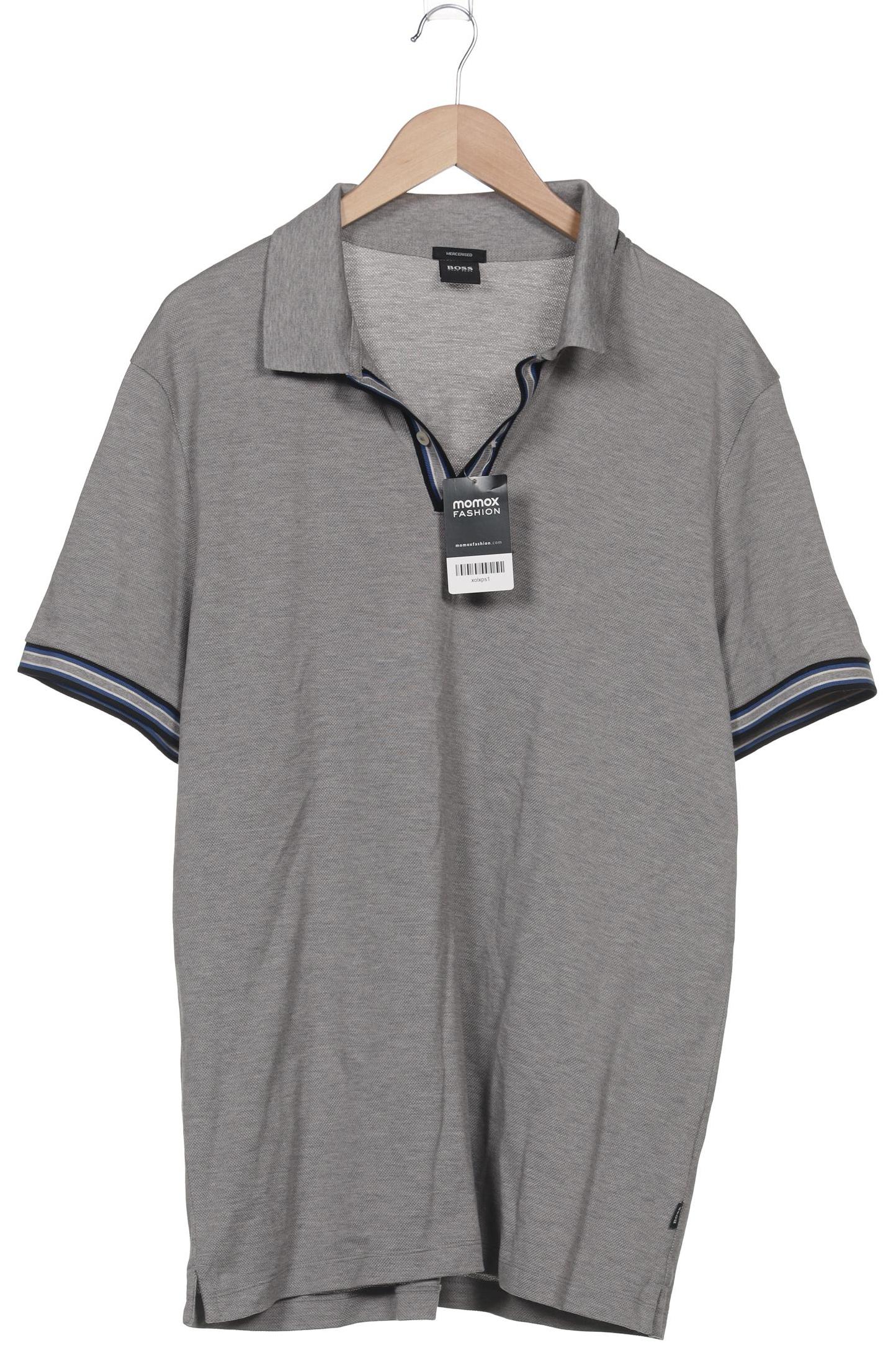 

Boss by Hugo Boss Herren Poloshirt, grau, Gr. 56