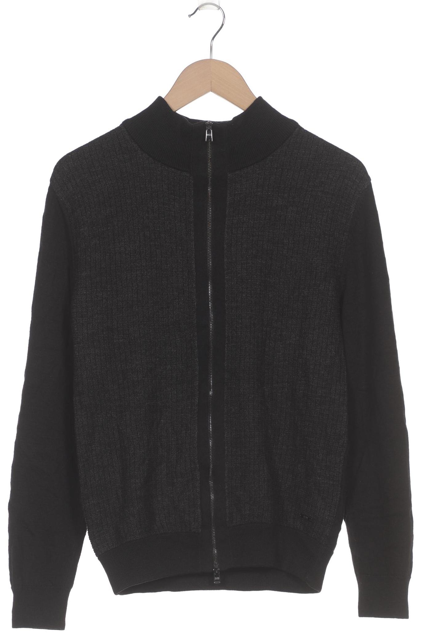 

Boss by Hugo Boss Herren Strickjacke, schwarz, Gr. 46