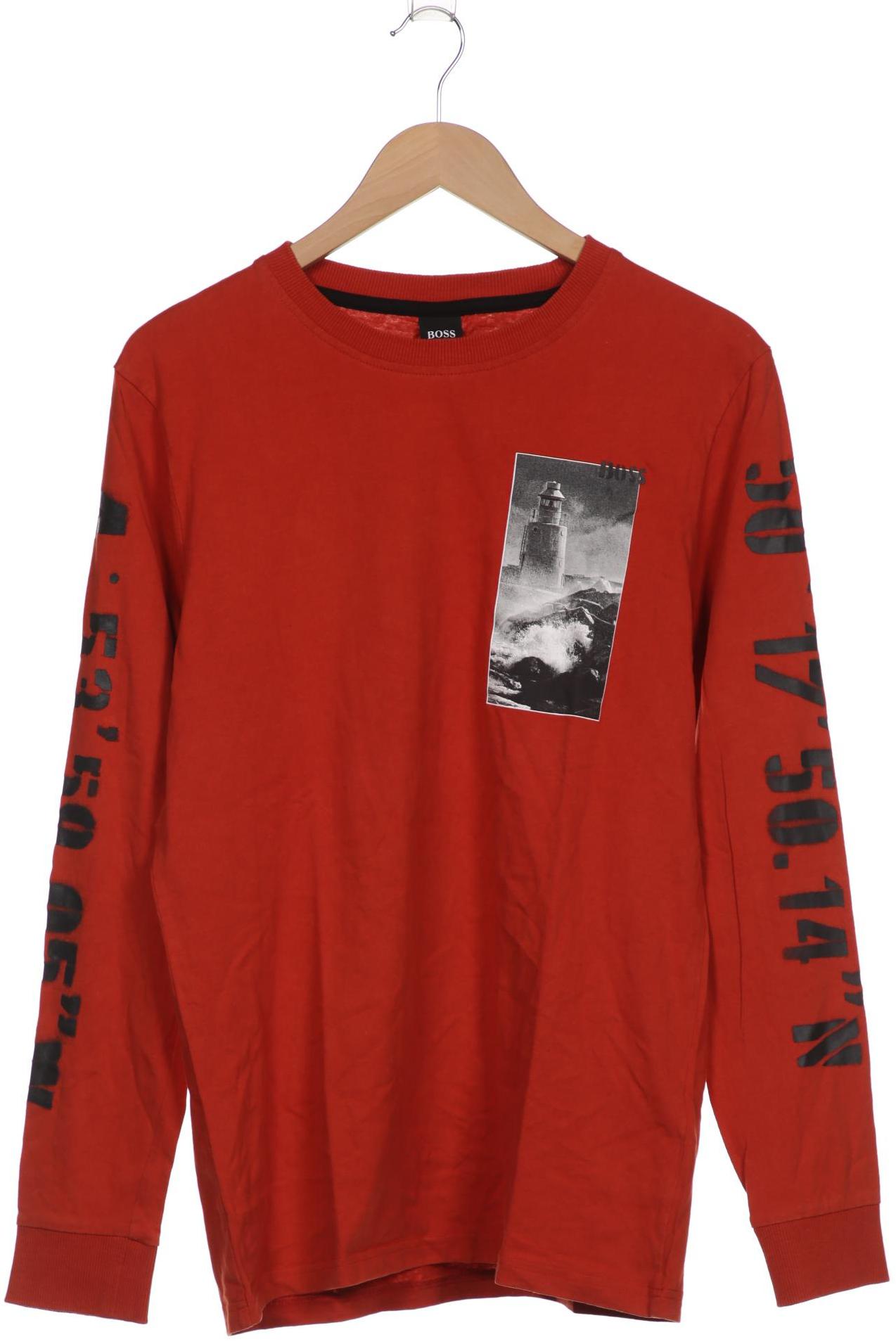 

BOSS by Hugo Boss Herren Langarmshirt, orange
