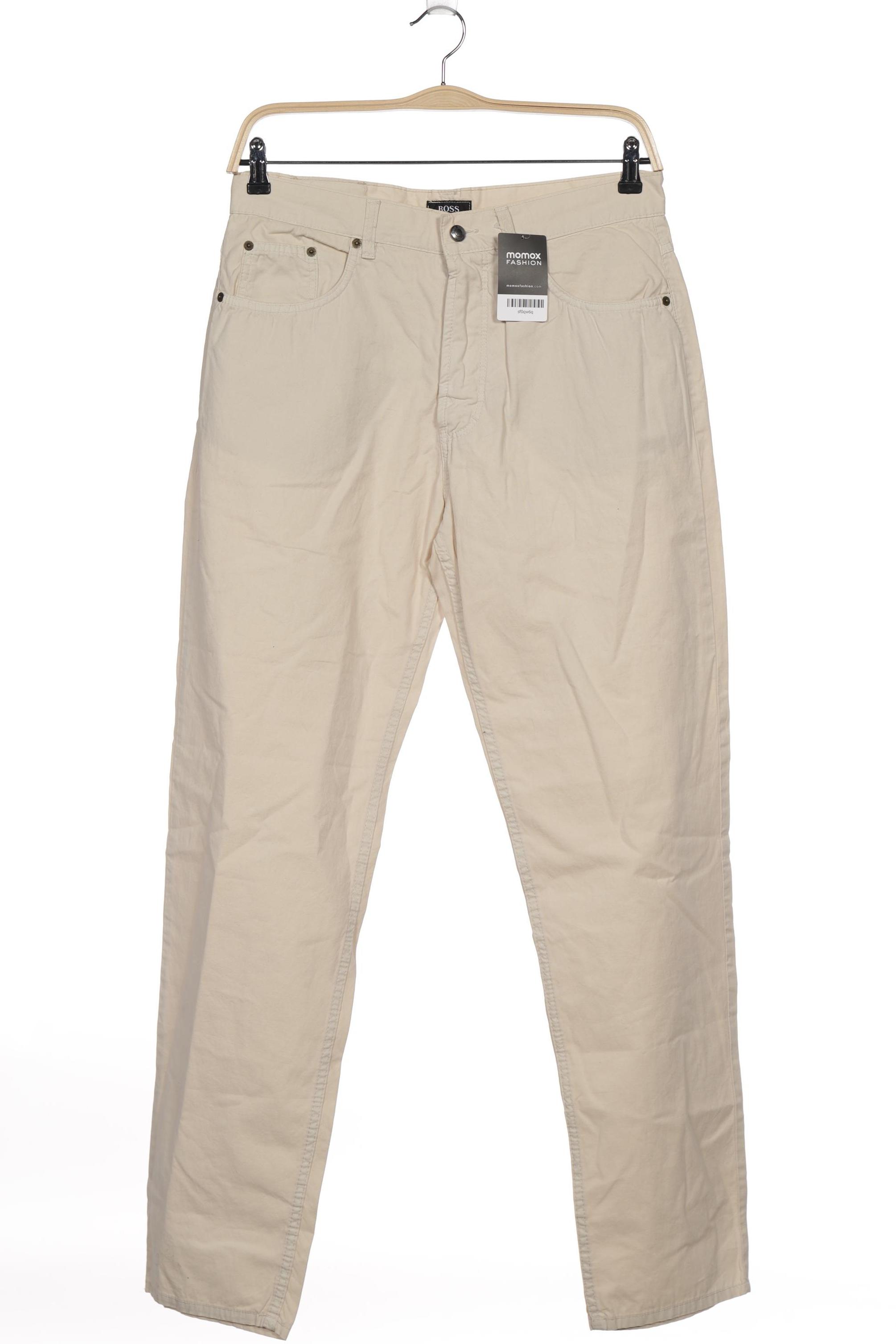

Boss by Hugo Boss Herren Stoffhose, cremeweiß, Gr. 34