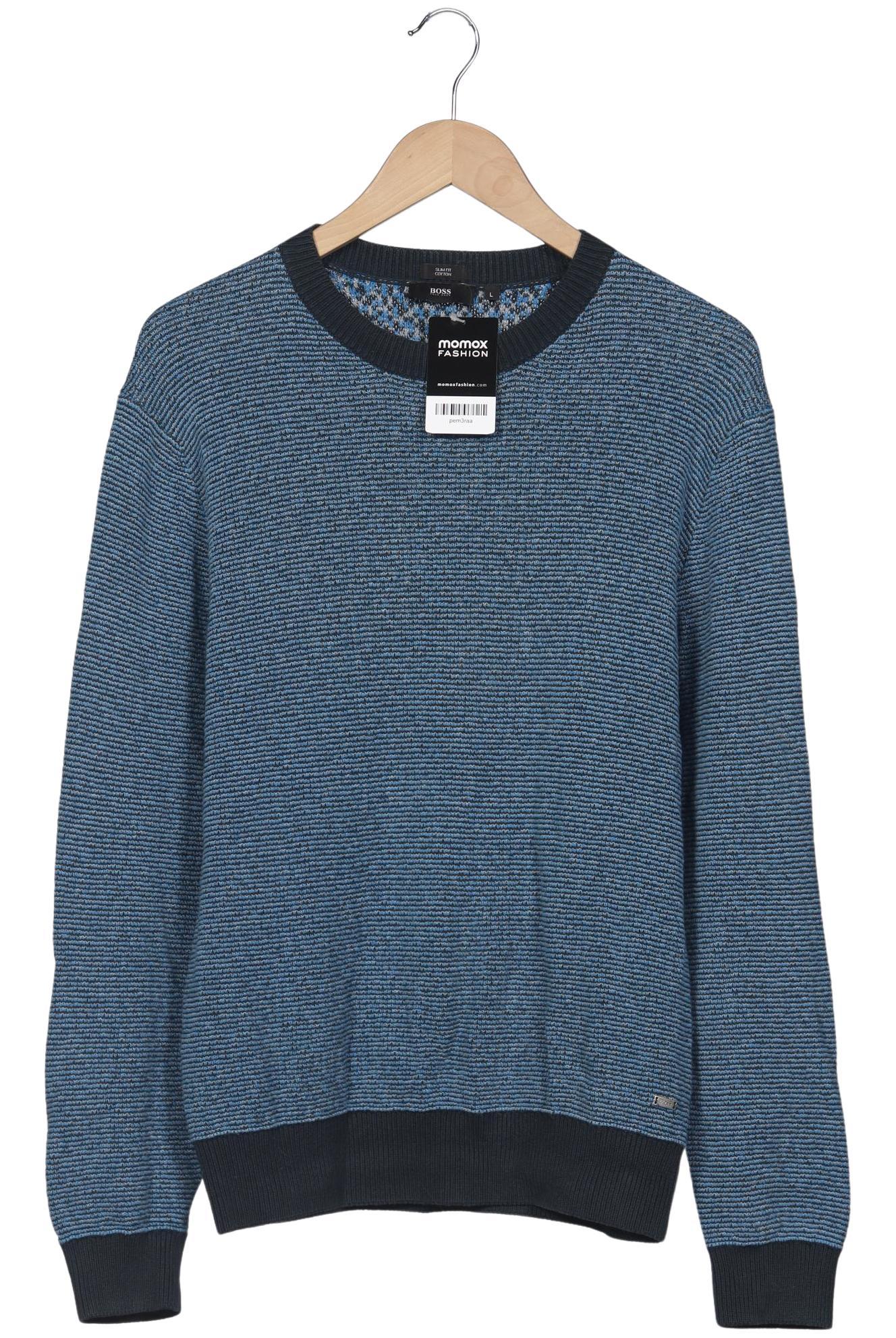 

Boss by Hugo Boss Herren Pullover, blau, Gr. 52