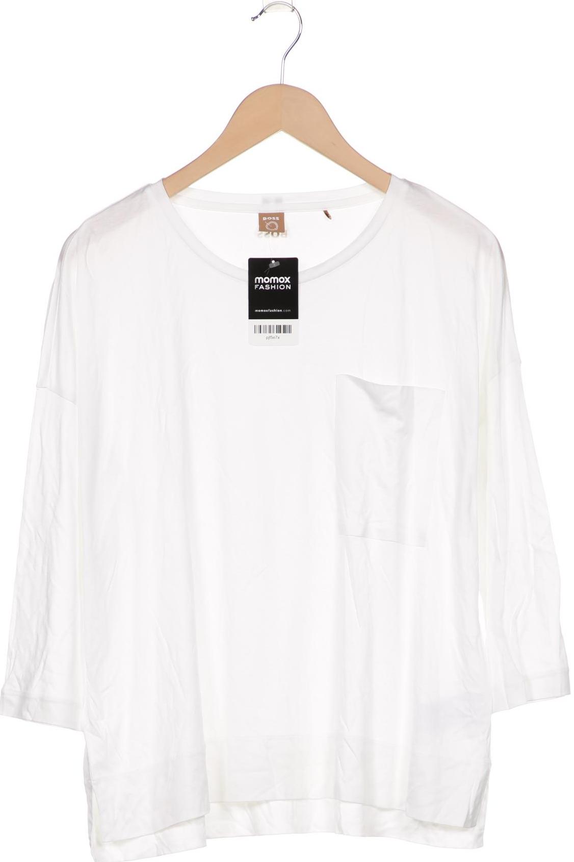 

BOSS by Hugo Boss Damen Langarmshirt, weiß