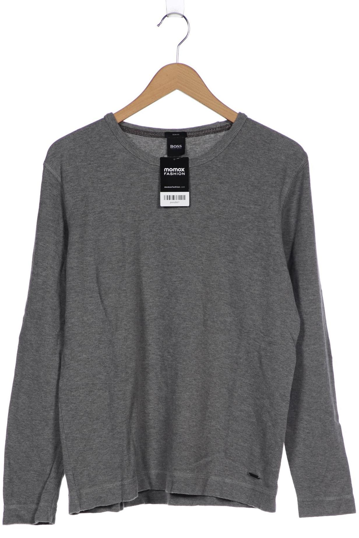 

BOSS by Hugo Boss Herren Langarmshirt, grau