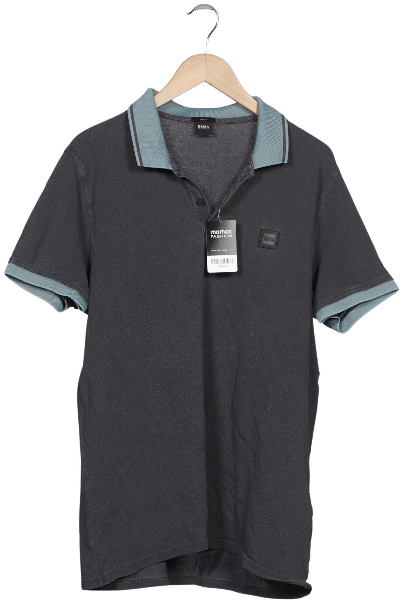 

Boss by Hugo Boss Herren Poloshirt, grau, Gr. 56