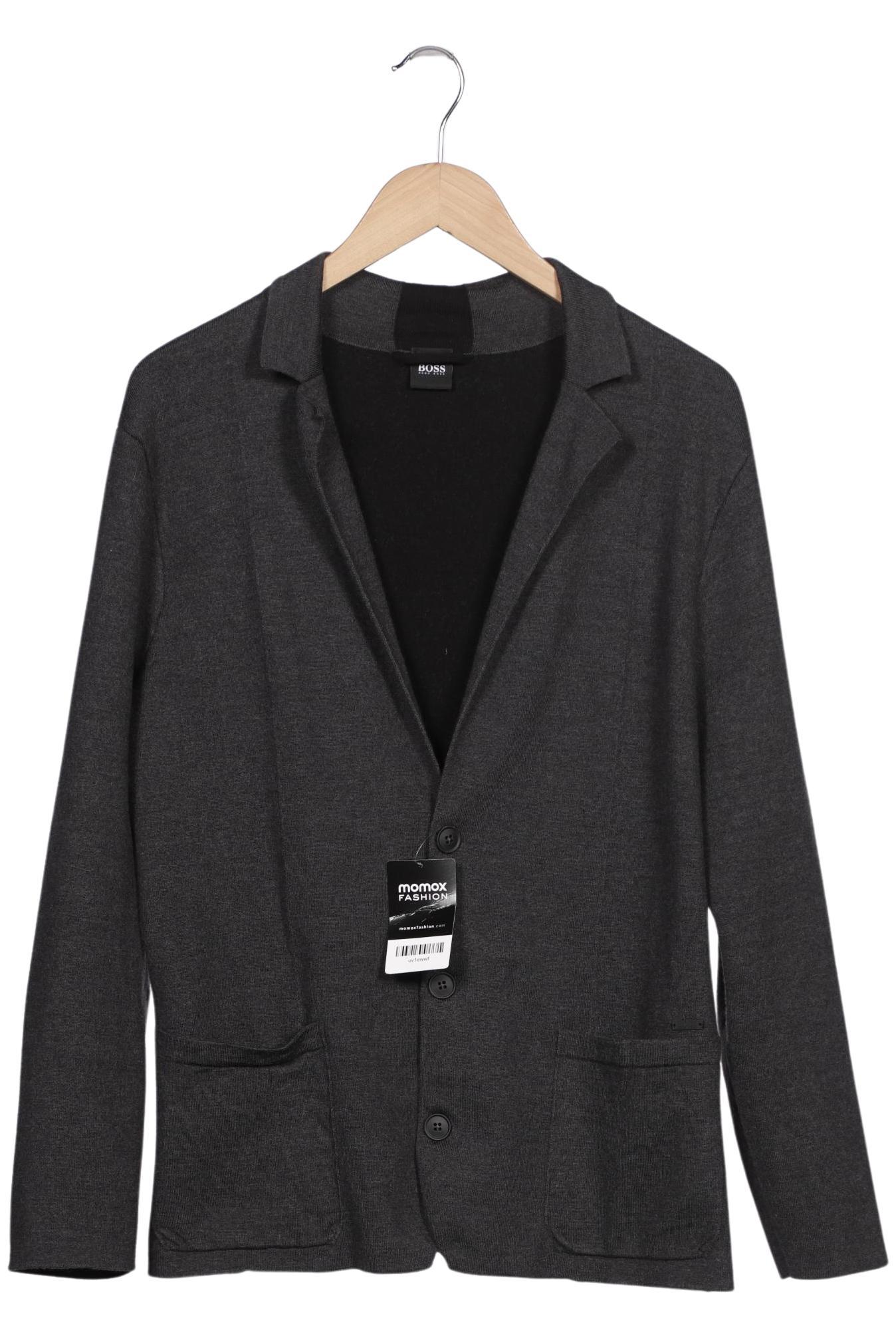 

Boss by Hugo Boss Herren Strickjacke, grau, Gr. 52