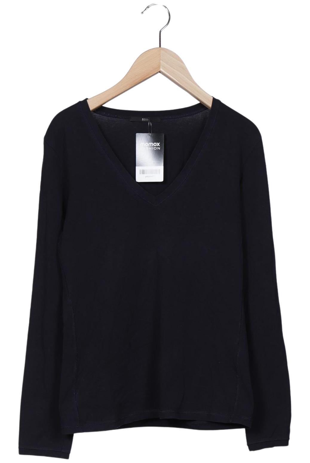 

Boss by Hugo Boss Damen Langarmshirt, marineblau, Gr. 38