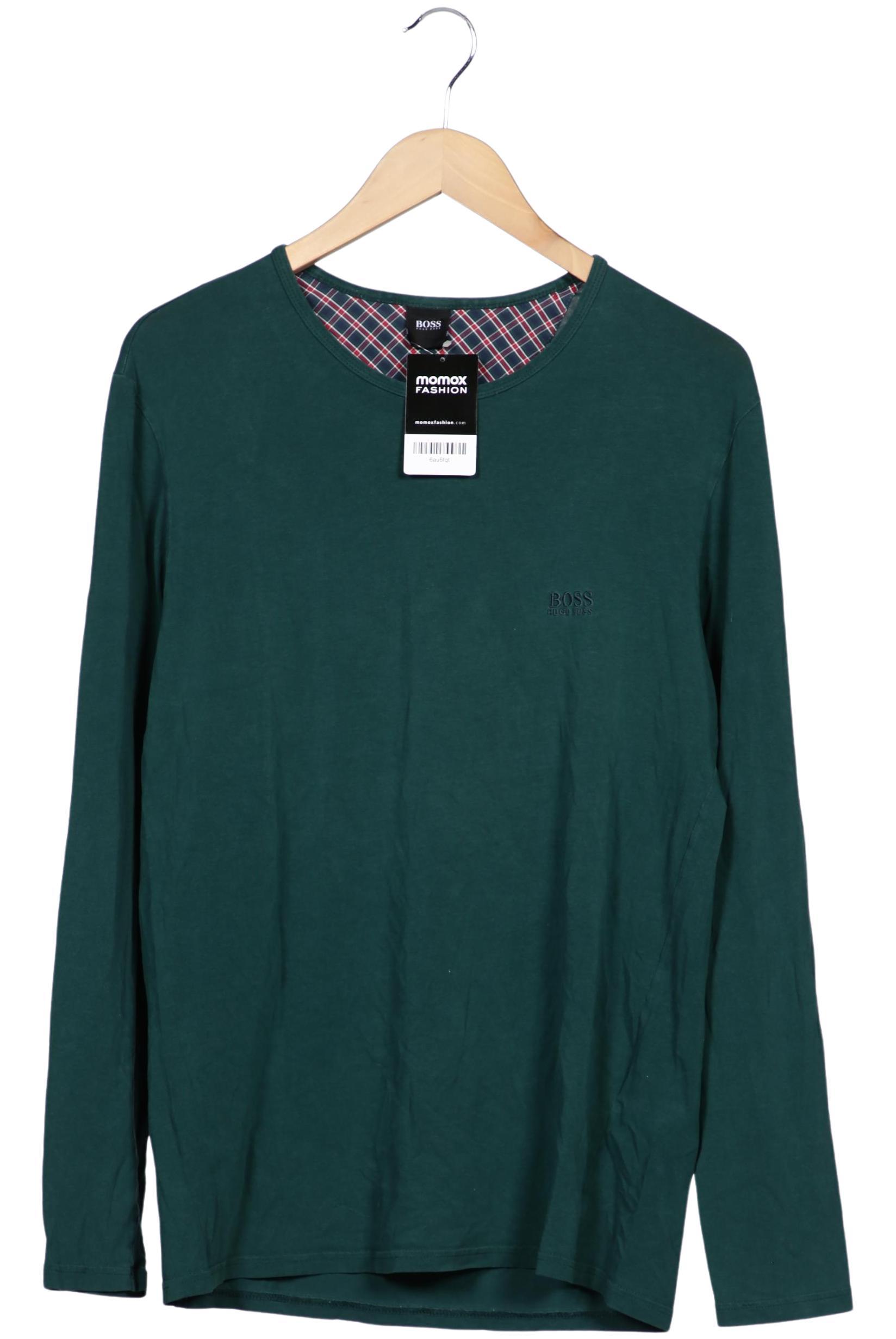 

Boss by Hugo Boss Herren Langarmshirt, grün, Gr. 48