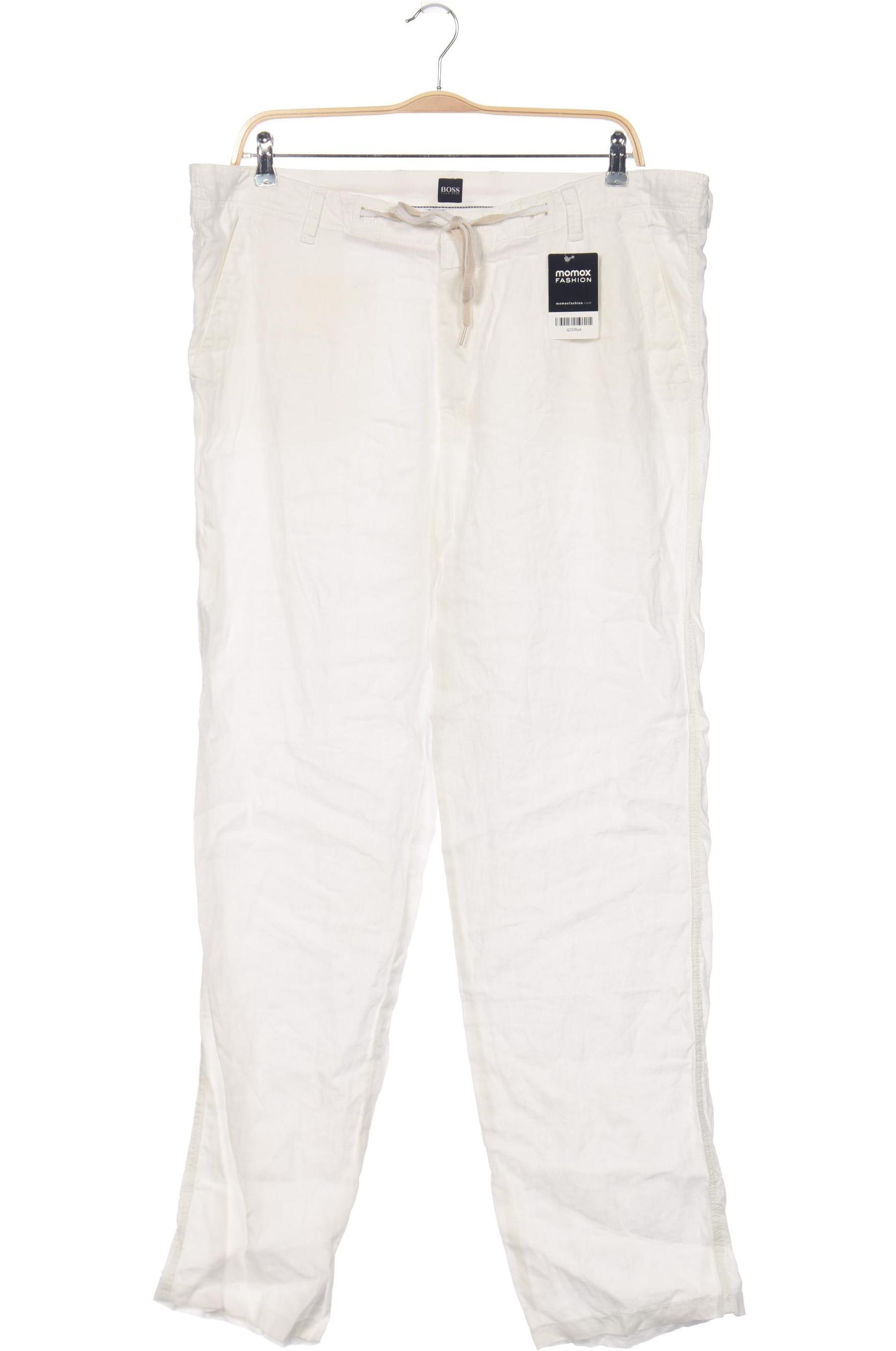 

Boss by Hugo Boss Herren Stoffhose, weiß, Gr. 56