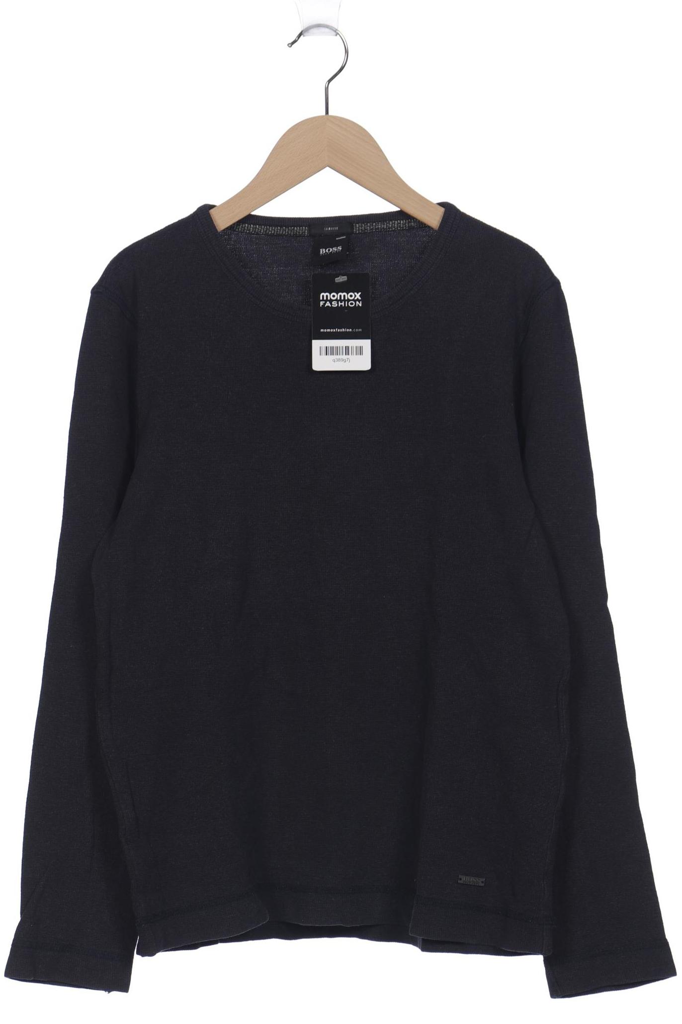

BOSS by Hugo Boss Herren Langarmshirt, marineblau