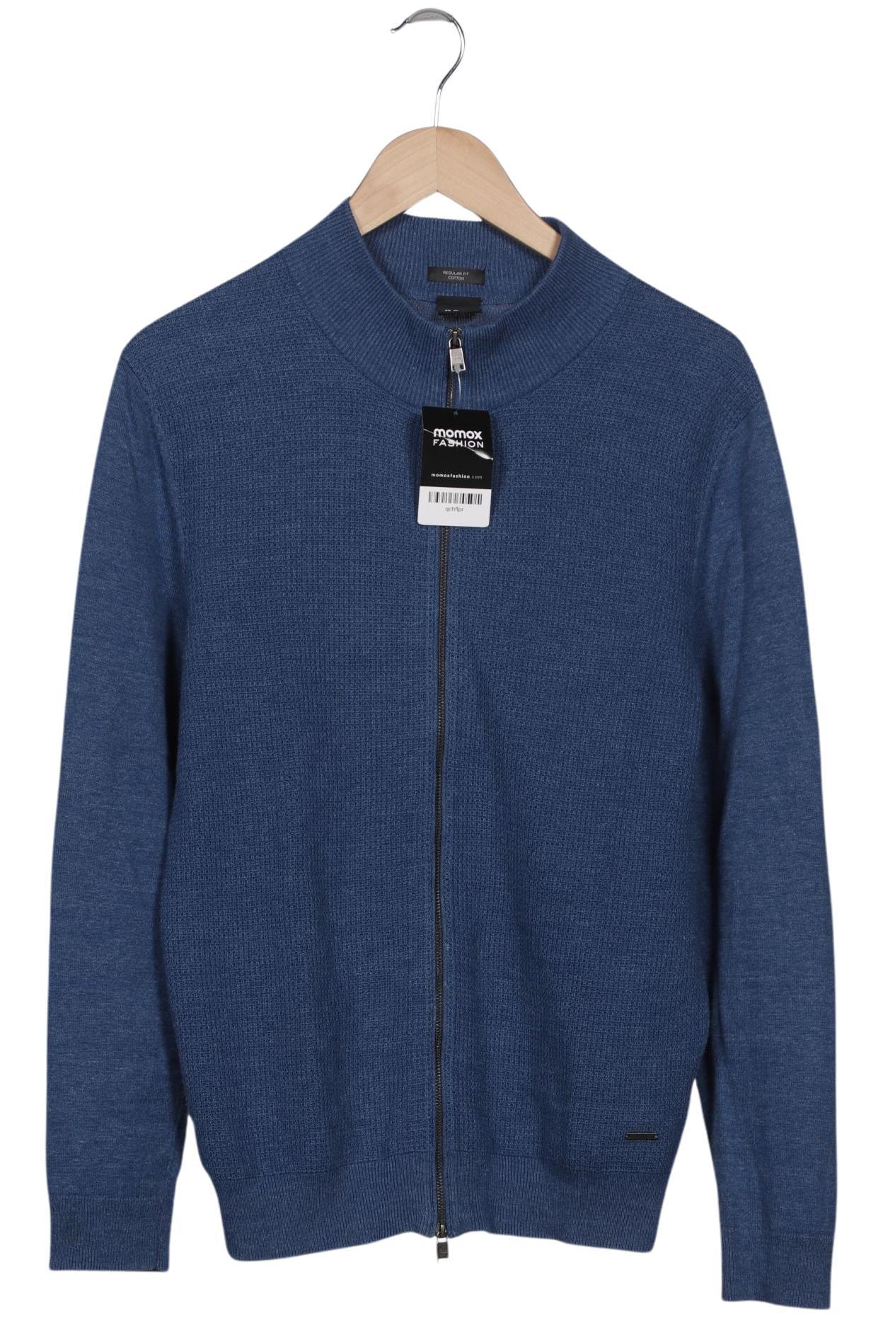 

Boss by Hugo Boss Herren Strickjacke, blau, Gr. 48