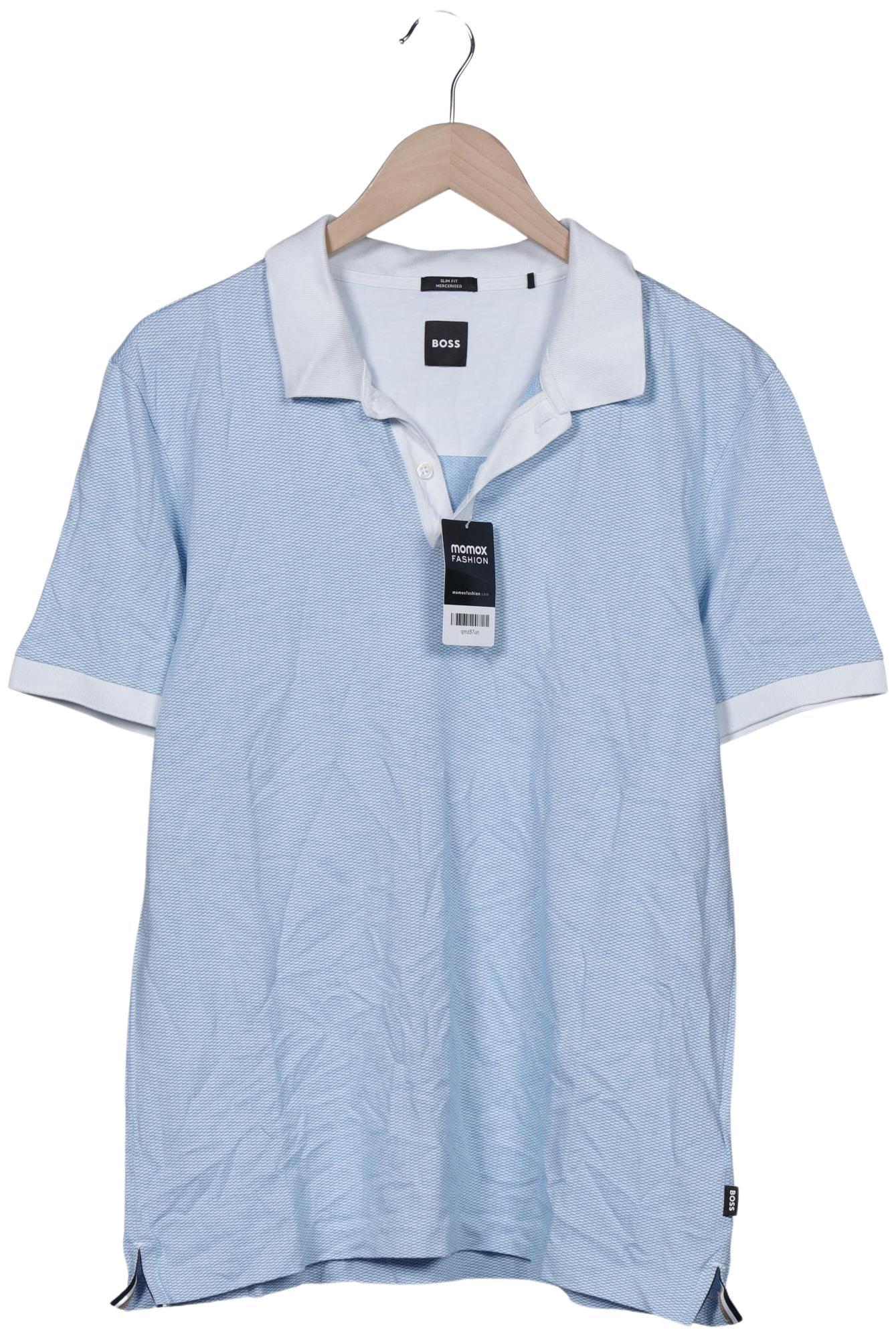 

Boss by Hugo Boss Herren Poloshirt, hellblau, Gr. 54