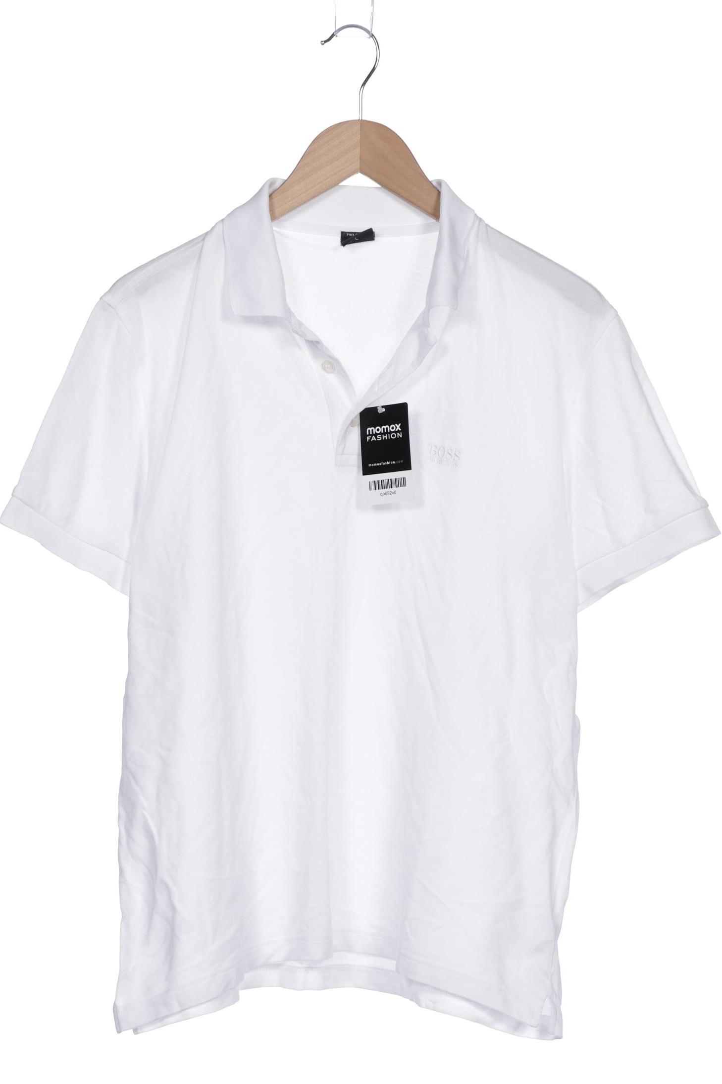 

Boss by Hugo Boss Herren Poloshirt, weiß, Gr. 52