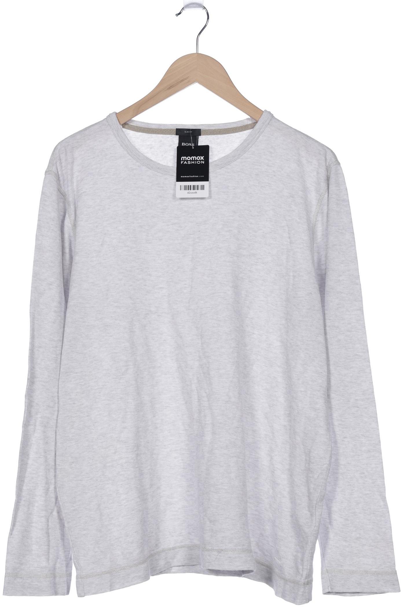 

Boss by Hugo Boss Herren Langarmshirt, grau, Gr. 56