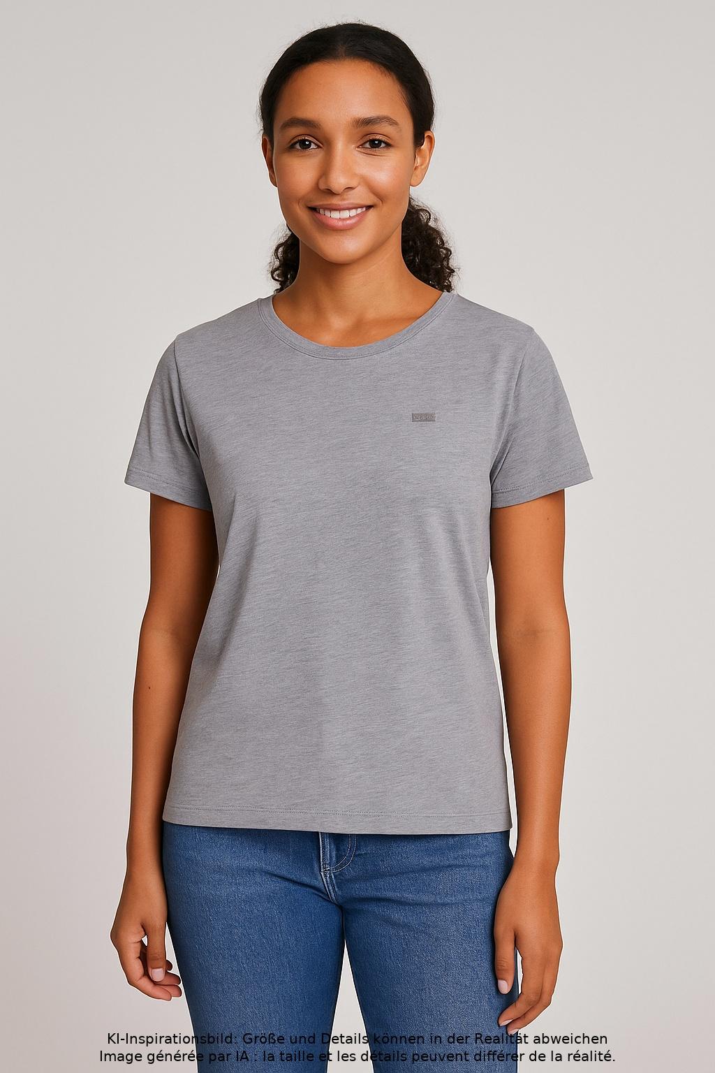 

Boss by Hugo Boss Damen T-Shirt, grau, Gr. 38