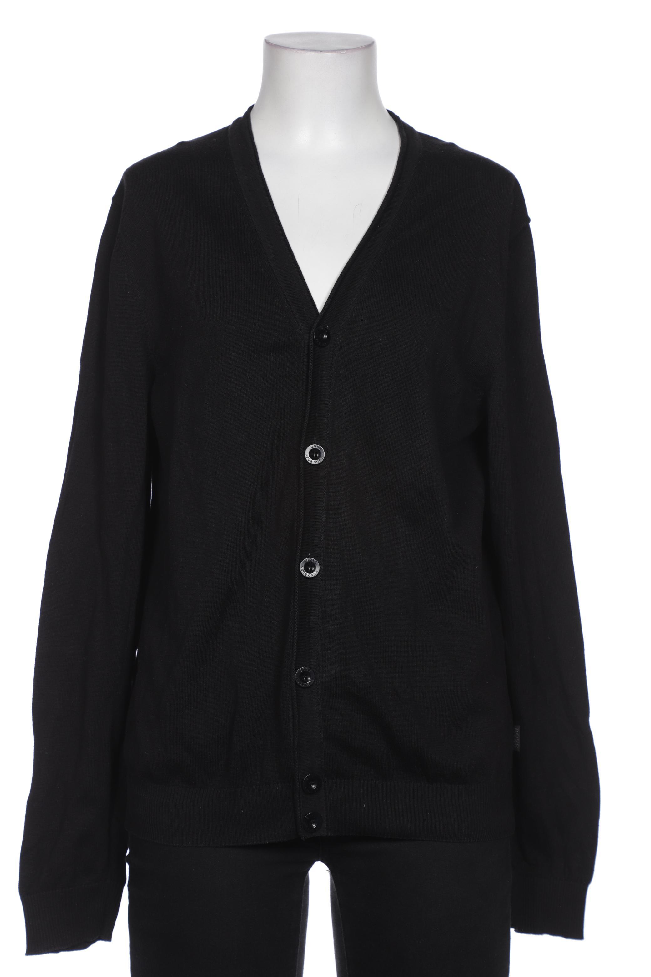 

Boss by Hugo Boss Herren Strickjacke, schwarz, Gr. 48