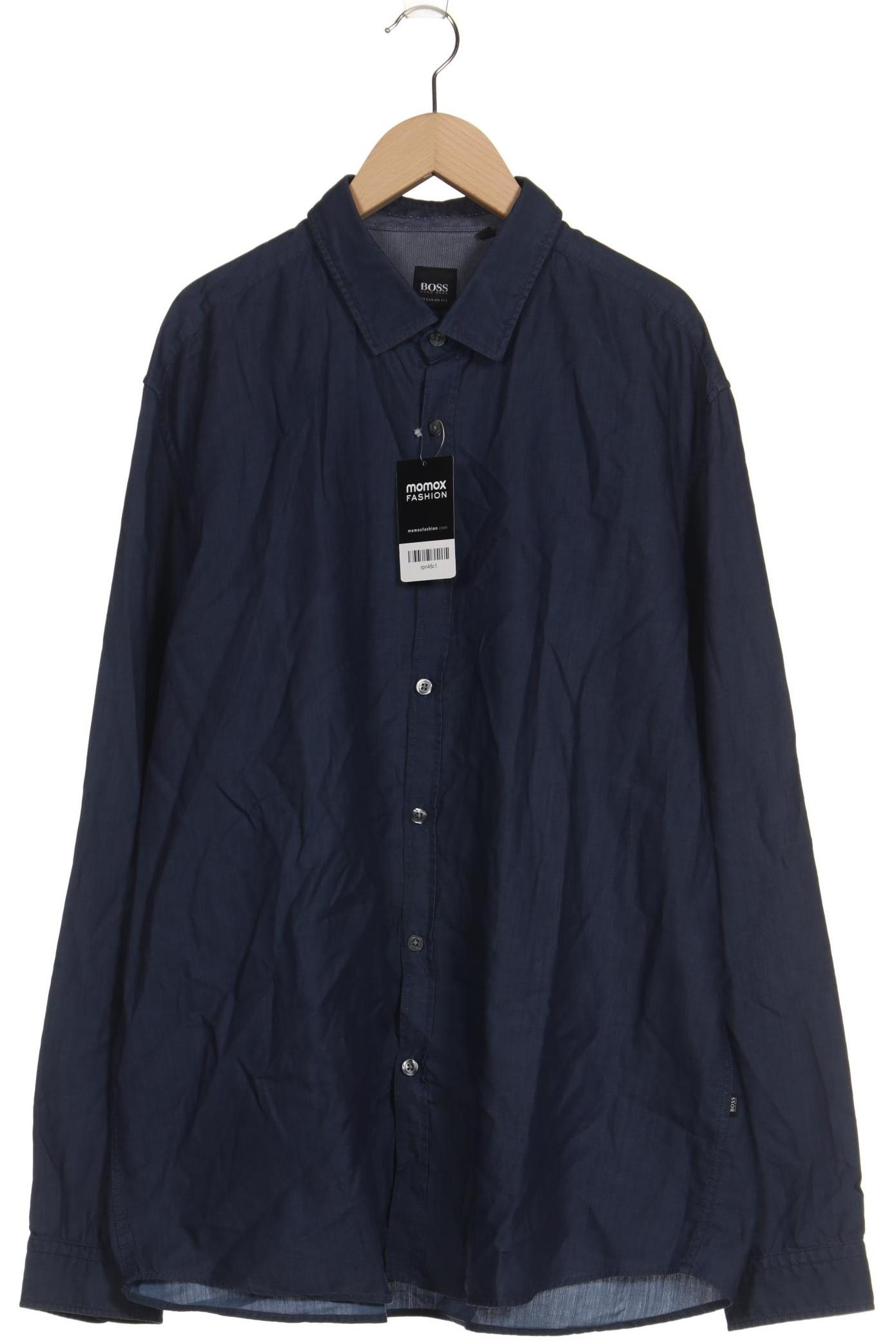 Thumbnail - Boss by Hugo Boss Herren Hemd, marineblau, Gr. 56