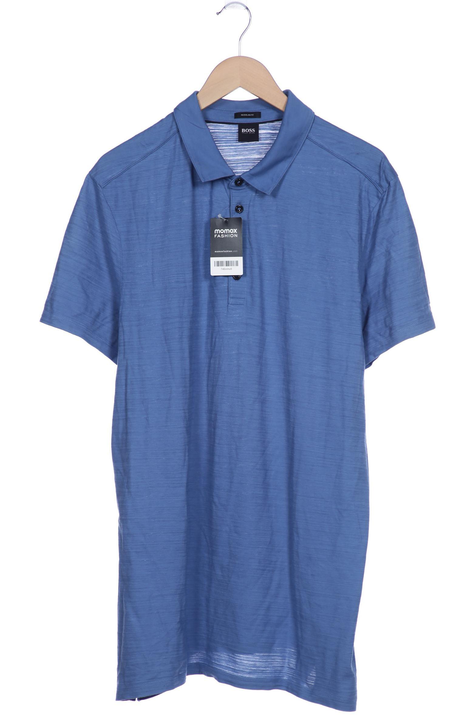 

Boss by Hugo Boss Herren Poloshirt, blau, Gr. 58