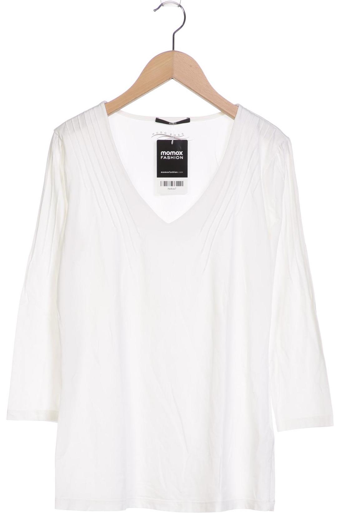 

Boss by Hugo Boss Damen Langarmshirt, weiß, Gr. 38