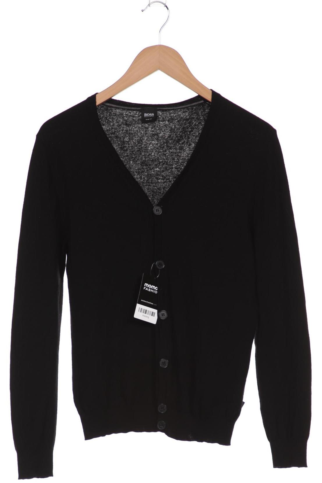

Boss by Hugo Boss Herren Strickjacke, schwarz, Gr. 48