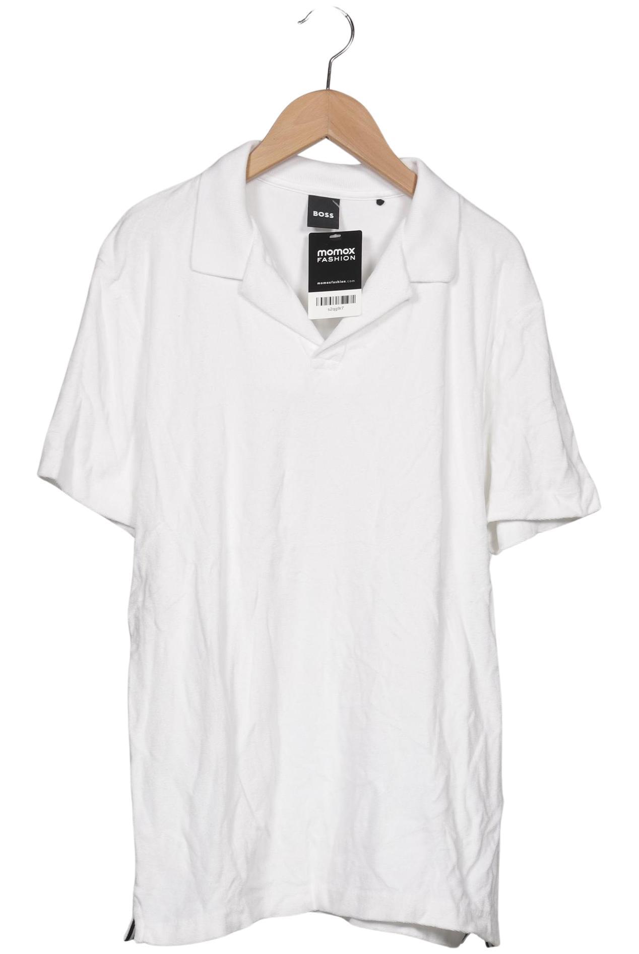 

Boss by Hugo Boss Herren Poloshirt, weiß, Gr. 48