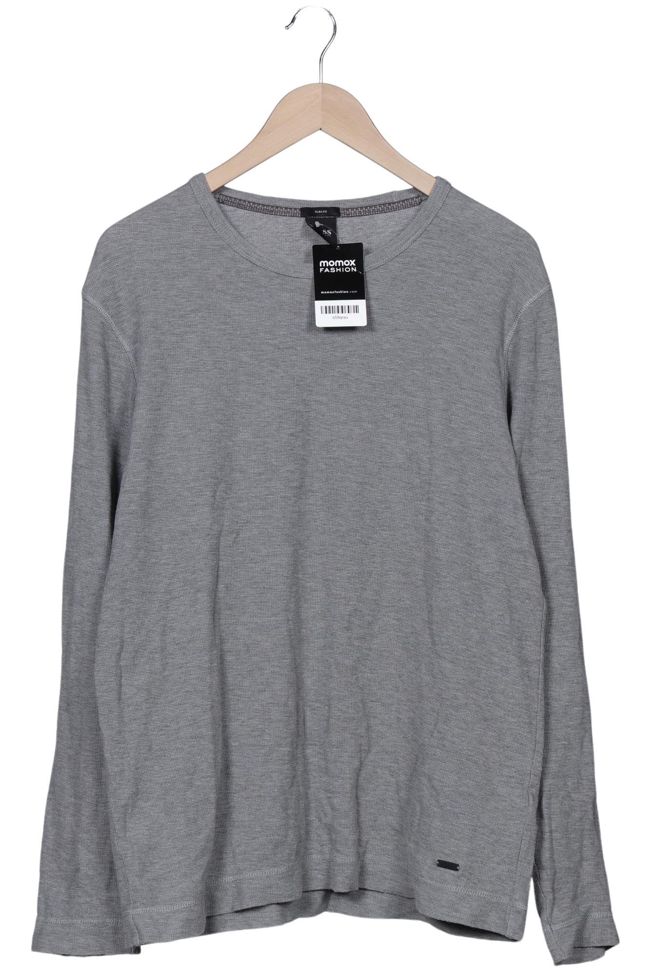 

Boss by Hugo Boss Herren Langarmshirt, grau, Gr. 54