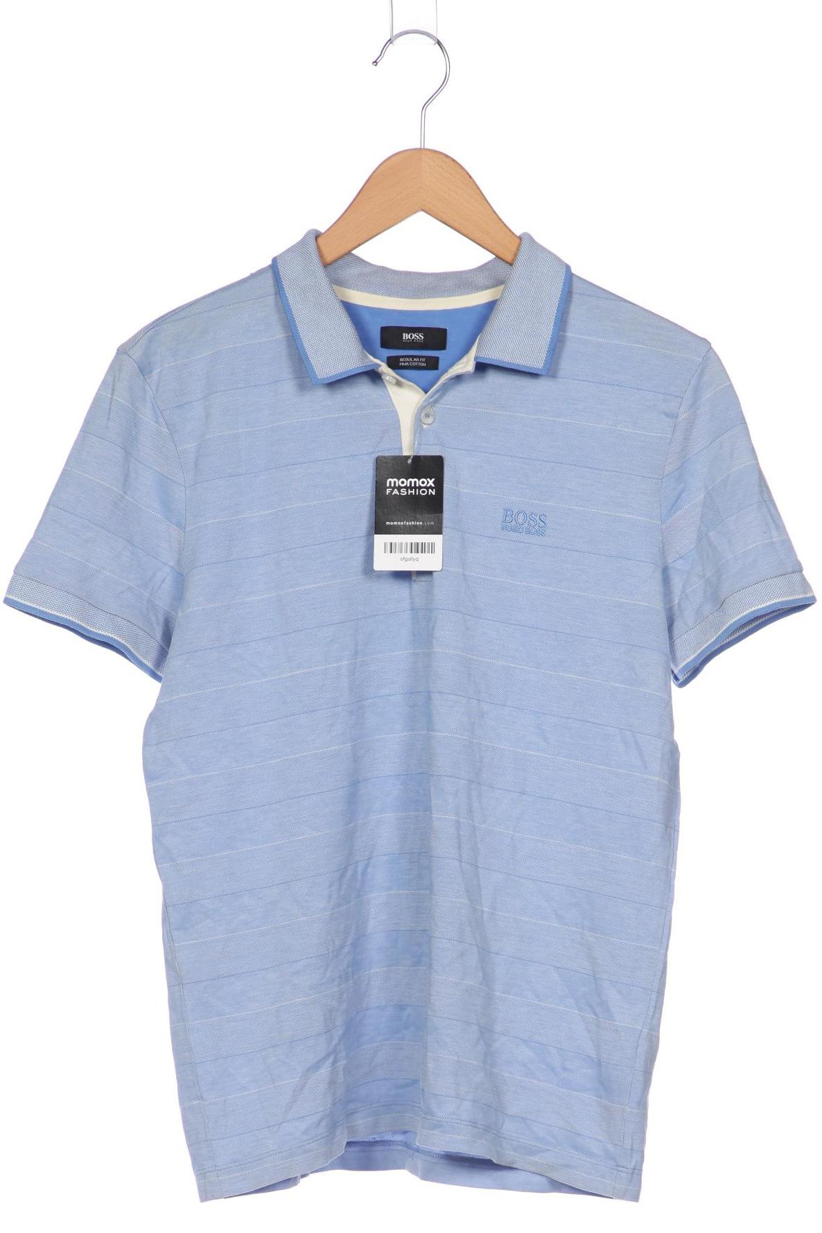 

Boss by Hugo Boss Herren Poloshirt, blau, Gr. 48