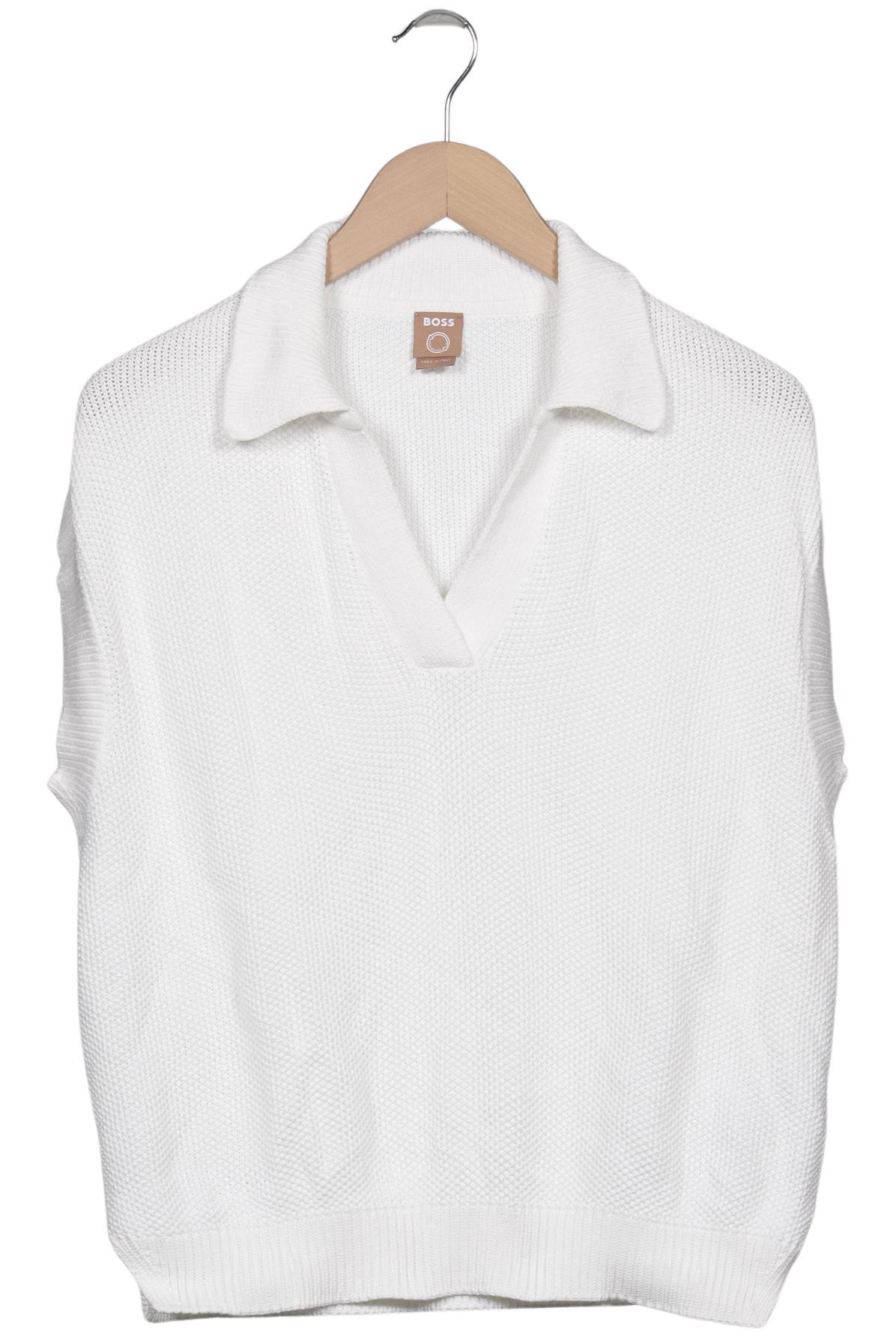 

Boss by Hugo Boss Damen Pullover, weiß, Gr. 38