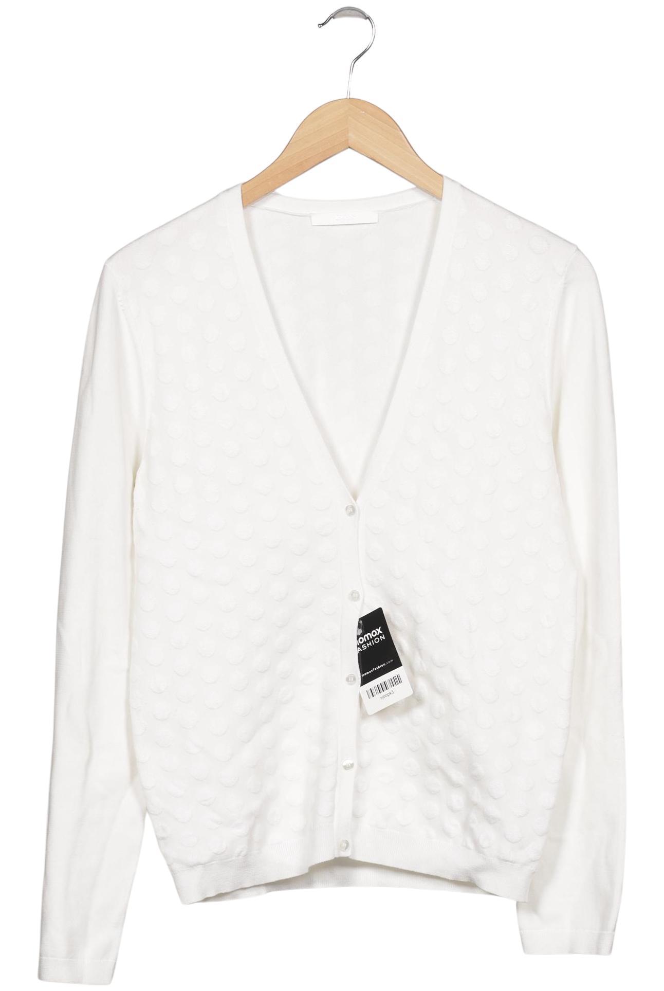 

Boss by Hugo Boss Damen Strickjacke, weiß, Gr. 38