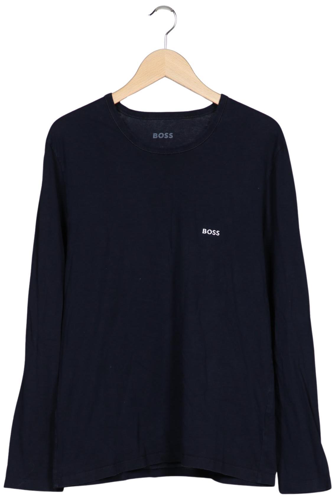 

Boss by Hugo Boss Herren Langarmshirt, marineblau, Gr. 54