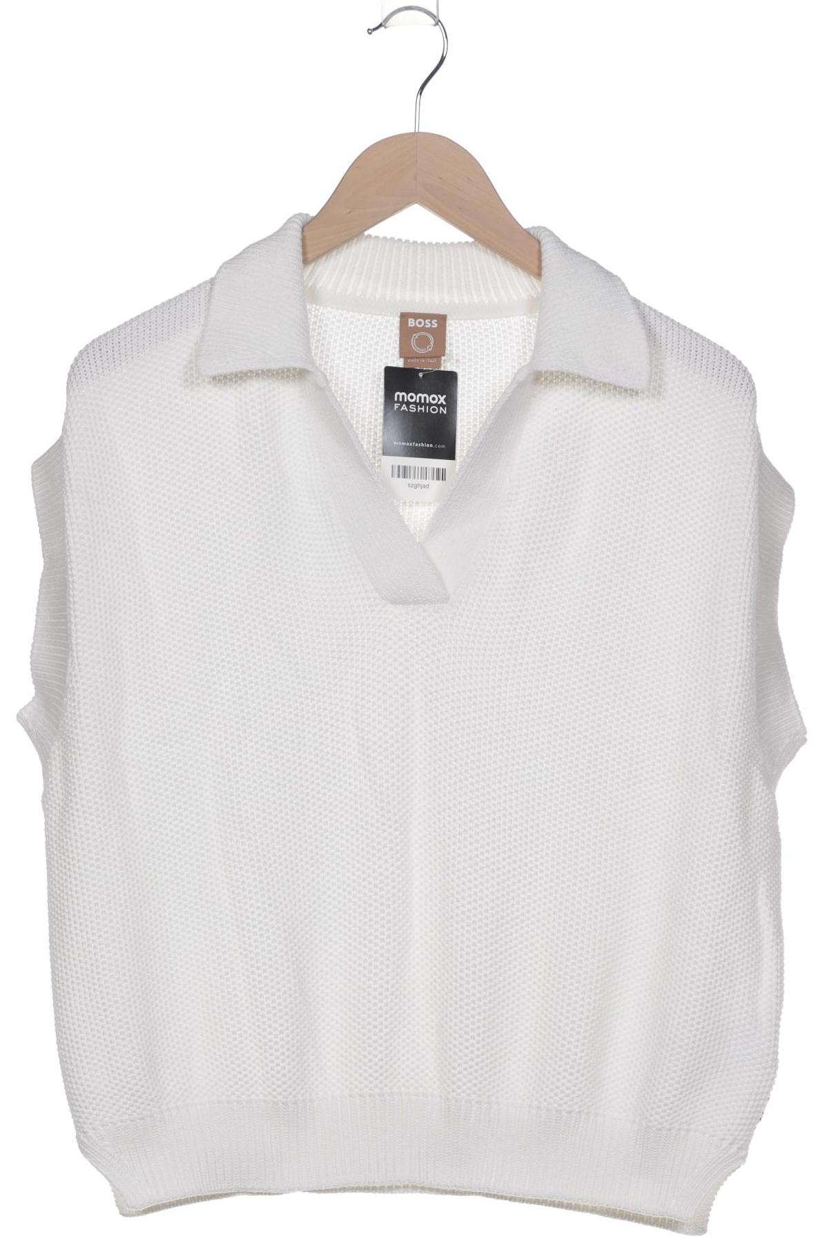 

Boss by Hugo Boss Damen Pullover, weiß, Gr. 38