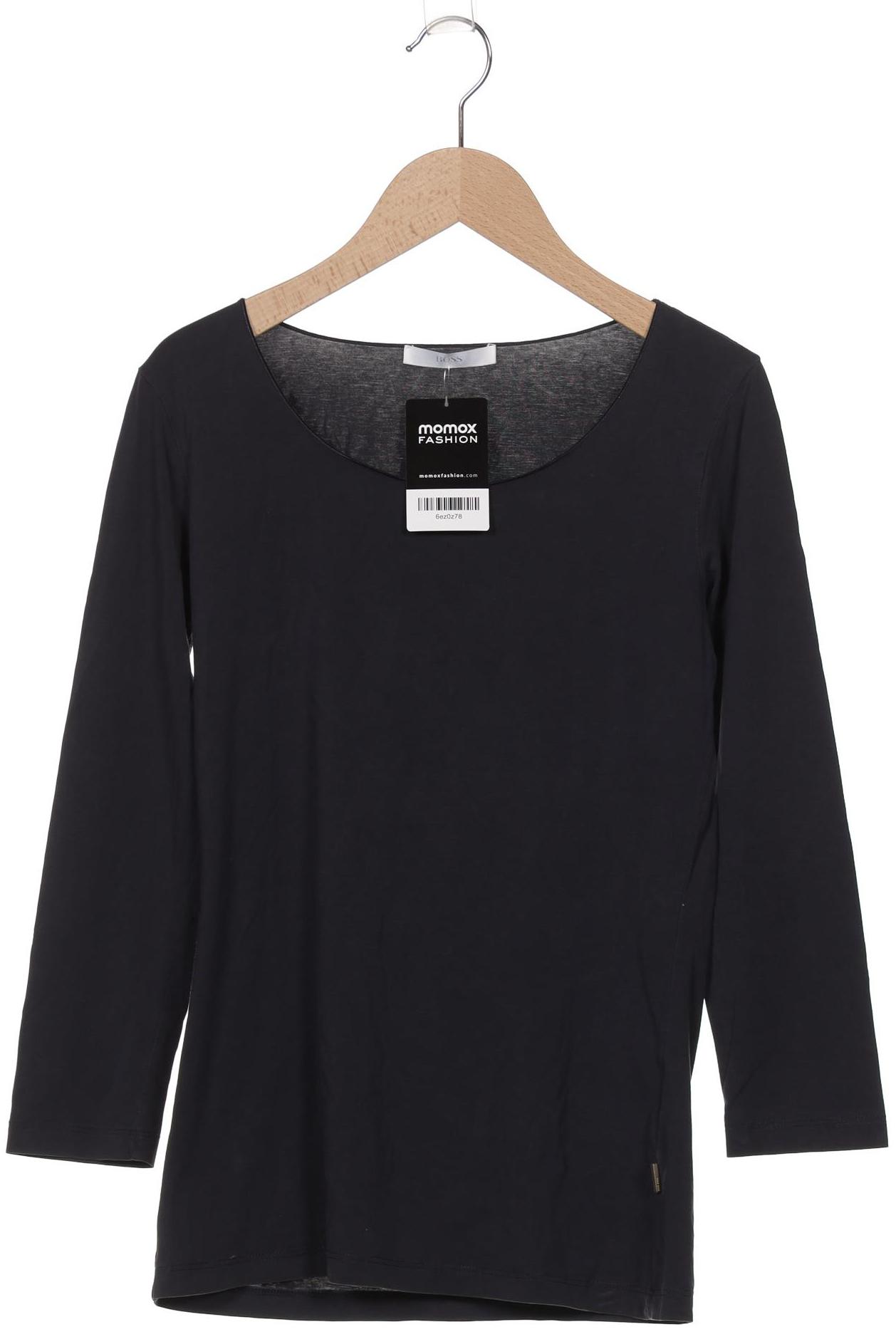

Boss by Hugo Boss Damen Langarmshirt, marineblau, Gr. 34