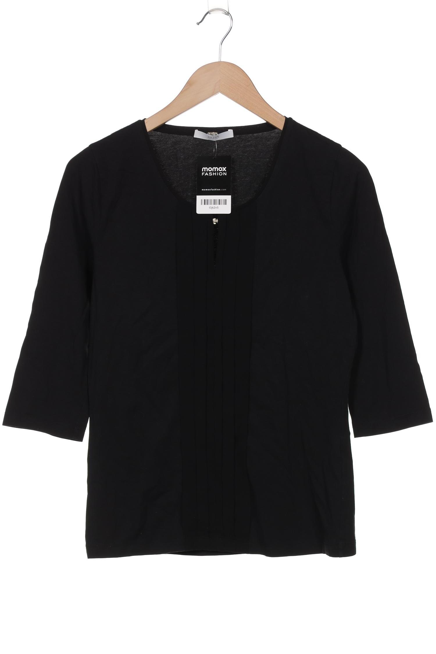 

Boss by Hugo Boss Damen Langarmshirt, schwarz, Gr. 36