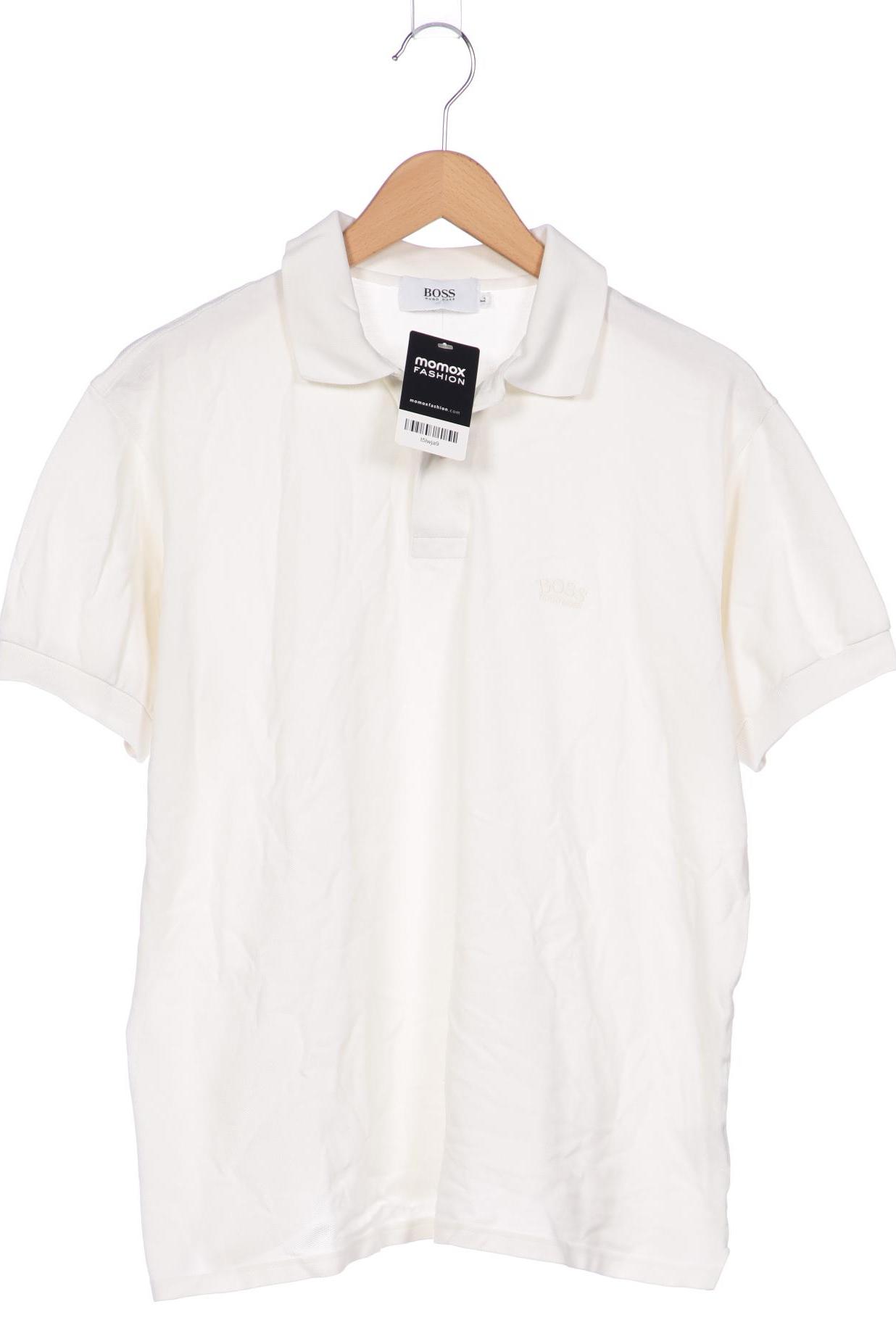 

Boss by Hugo Boss Herren Poloshirt, weiß, Gr. 52
