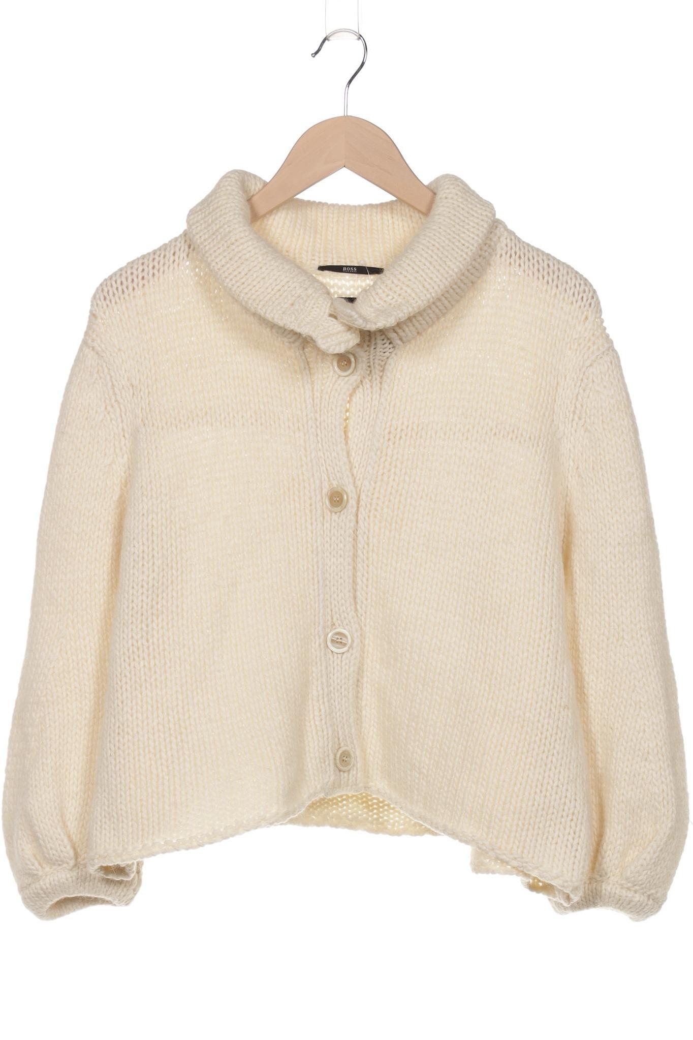 

Boss by Hugo Boss Damen Strickjacke, cremeweiß, Gr. 38