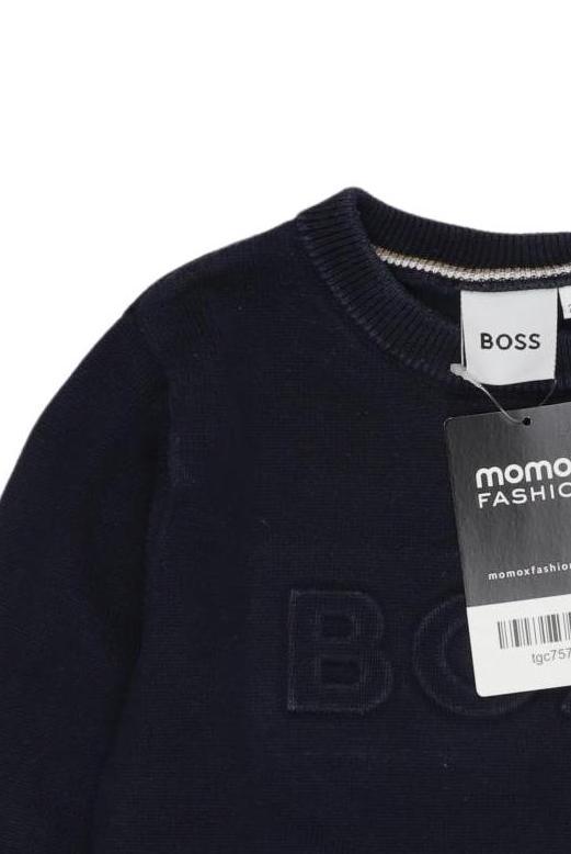 Thumbnail - Boss by Hugo Boss Jungen Pullover, marineblau, Gr. 86