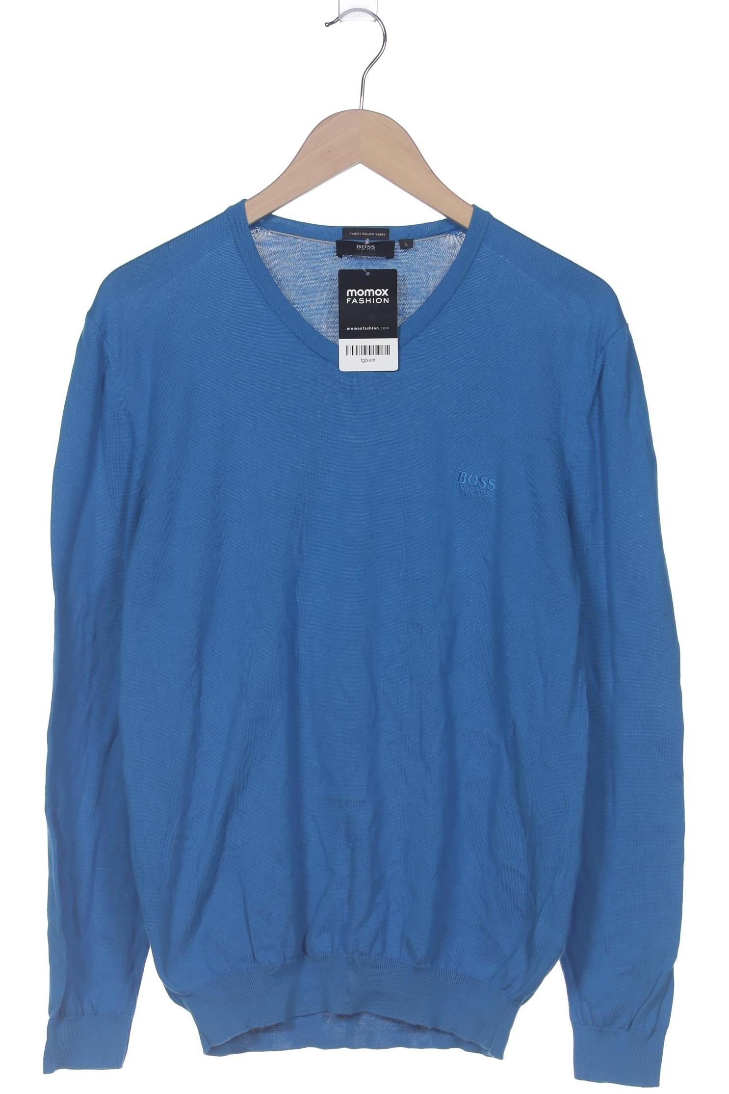 

Boss by Hugo Boss Herren Pullover, blau, Gr. 52