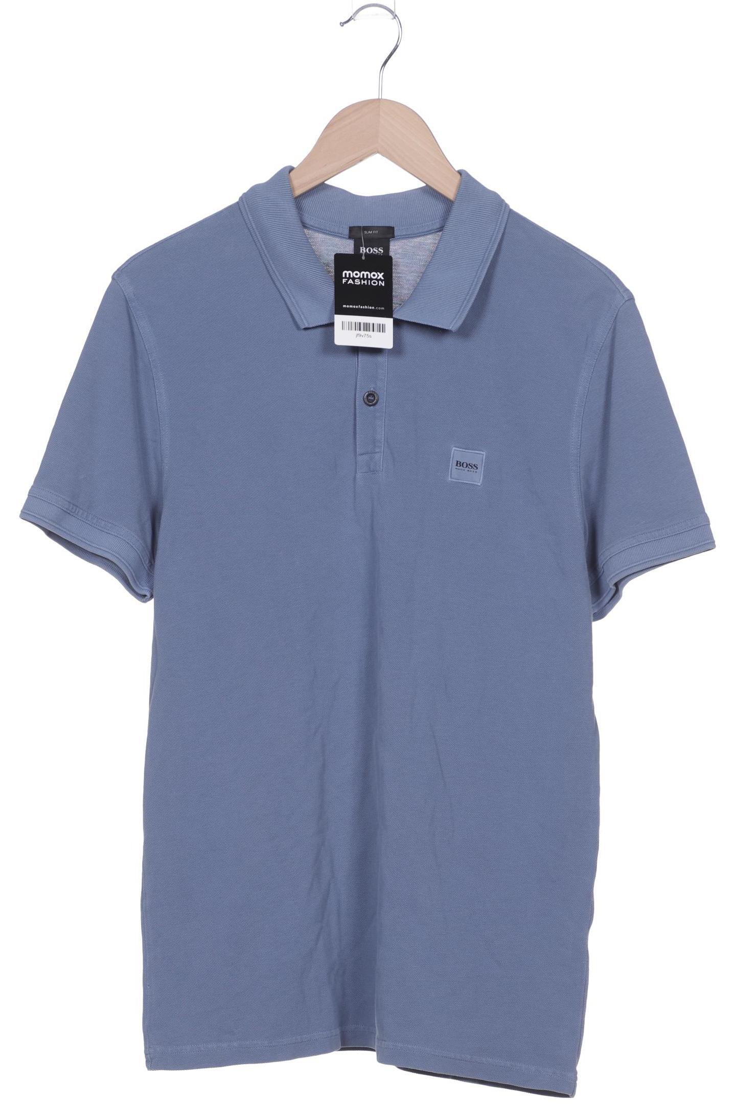 

Boss by Hugo Boss Herren Poloshirt, blau, Gr. 48