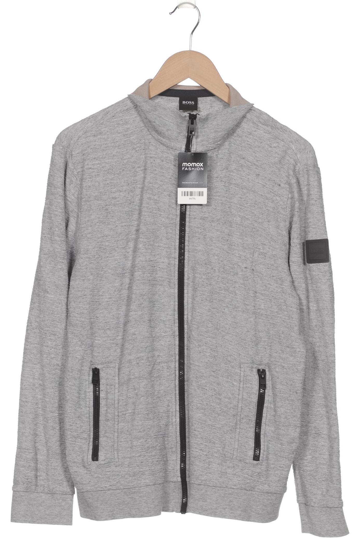 

Boss by Hugo Boss Herren Strickjacke, grau, Gr. 52