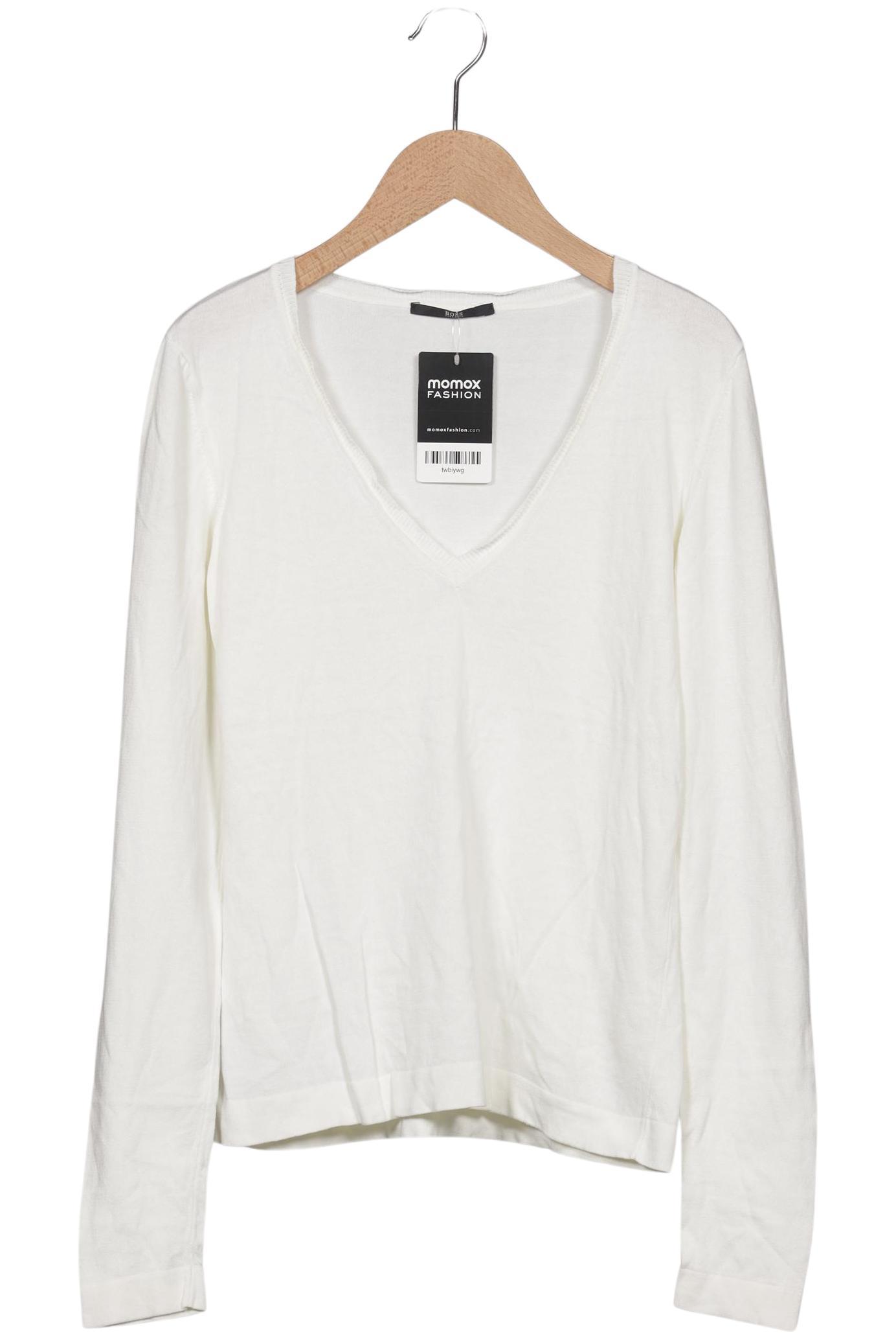 

Boss by Hugo Boss Damen Pullover, weiß, Gr. 36