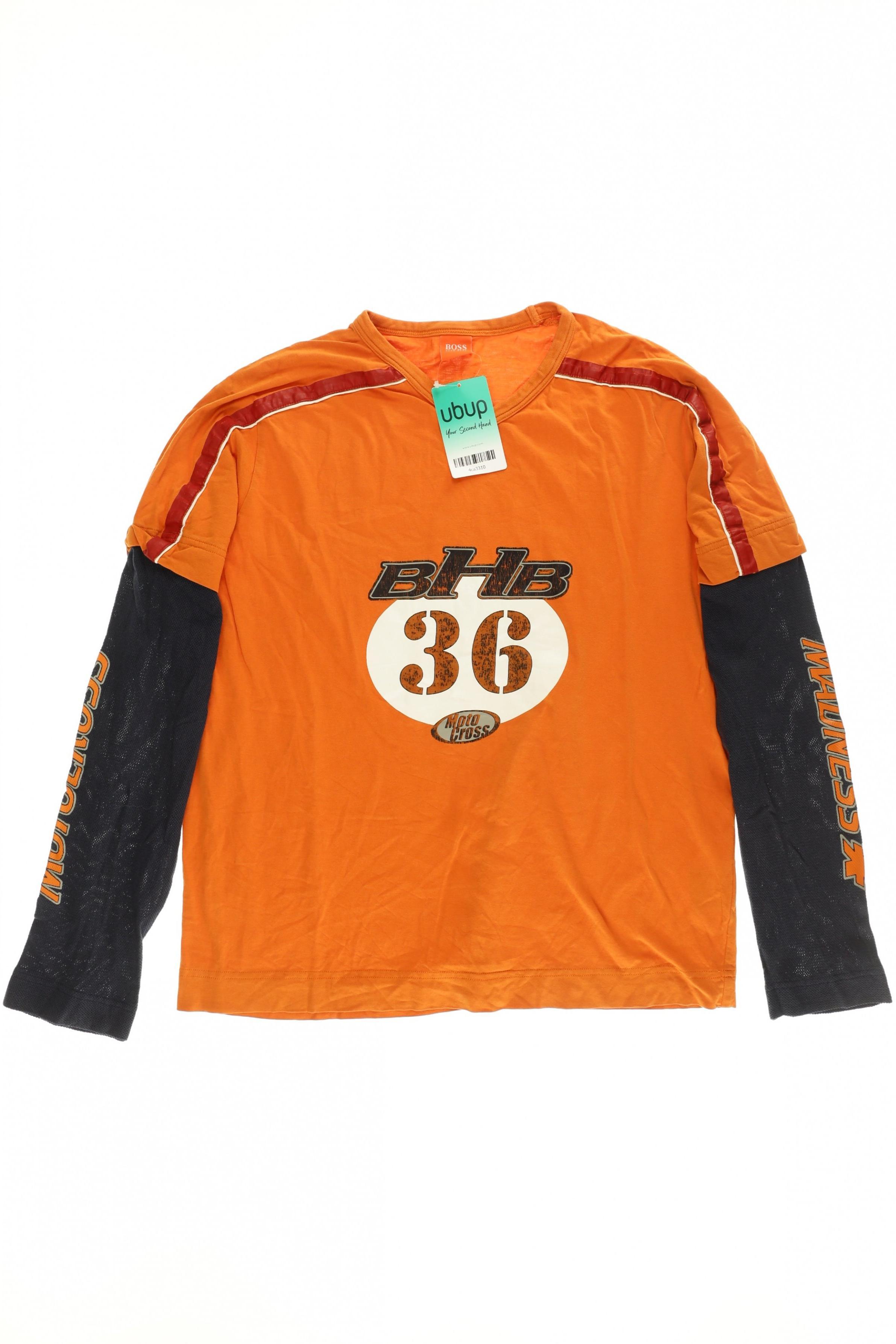 

Boss by Hugo Boss Herren Langarmshirt, orange, Gr. 48