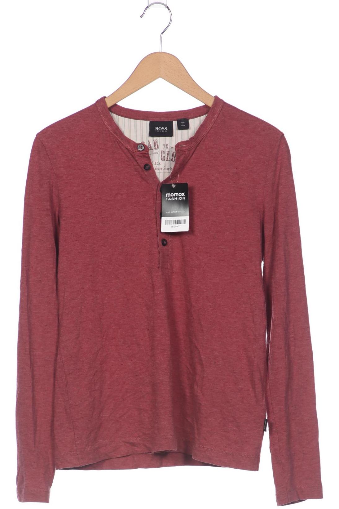 

Boss by Hugo Boss Herren Langarmshirt, bordeaux, Gr. 46