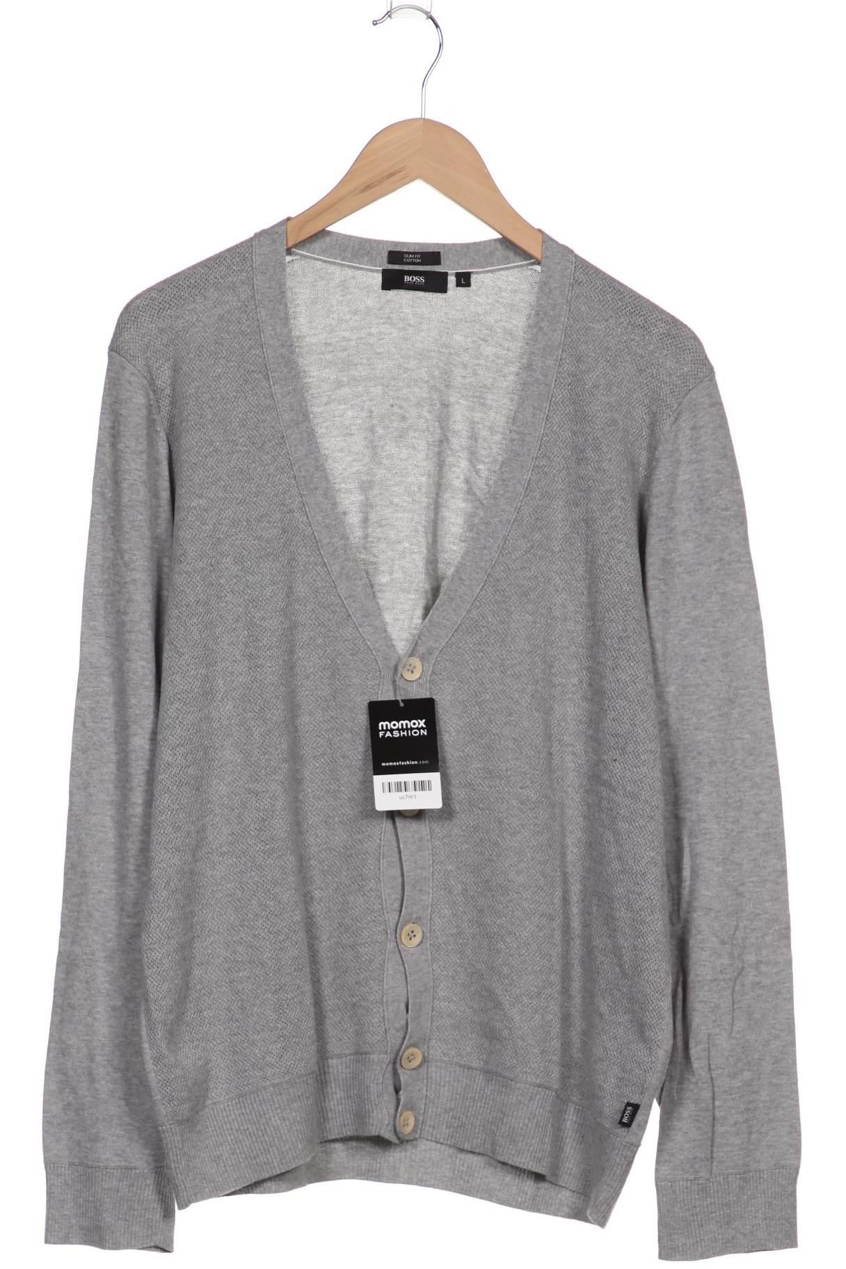 

BOSS by Hugo Boss Herren Strickjacke, grau