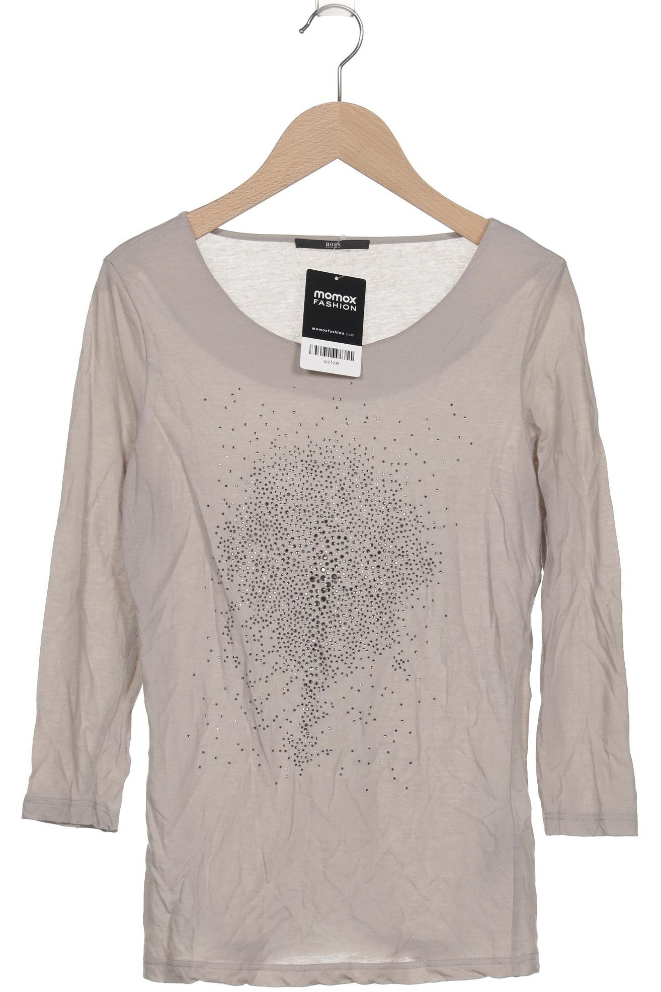 

Boss by Hugo Boss Damen Langarmshirt, grau, Gr. 34