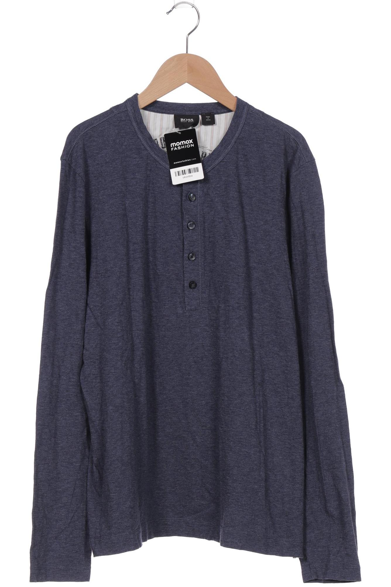 

BOSS by Hugo Boss Herren Langarmshirt, marineblau