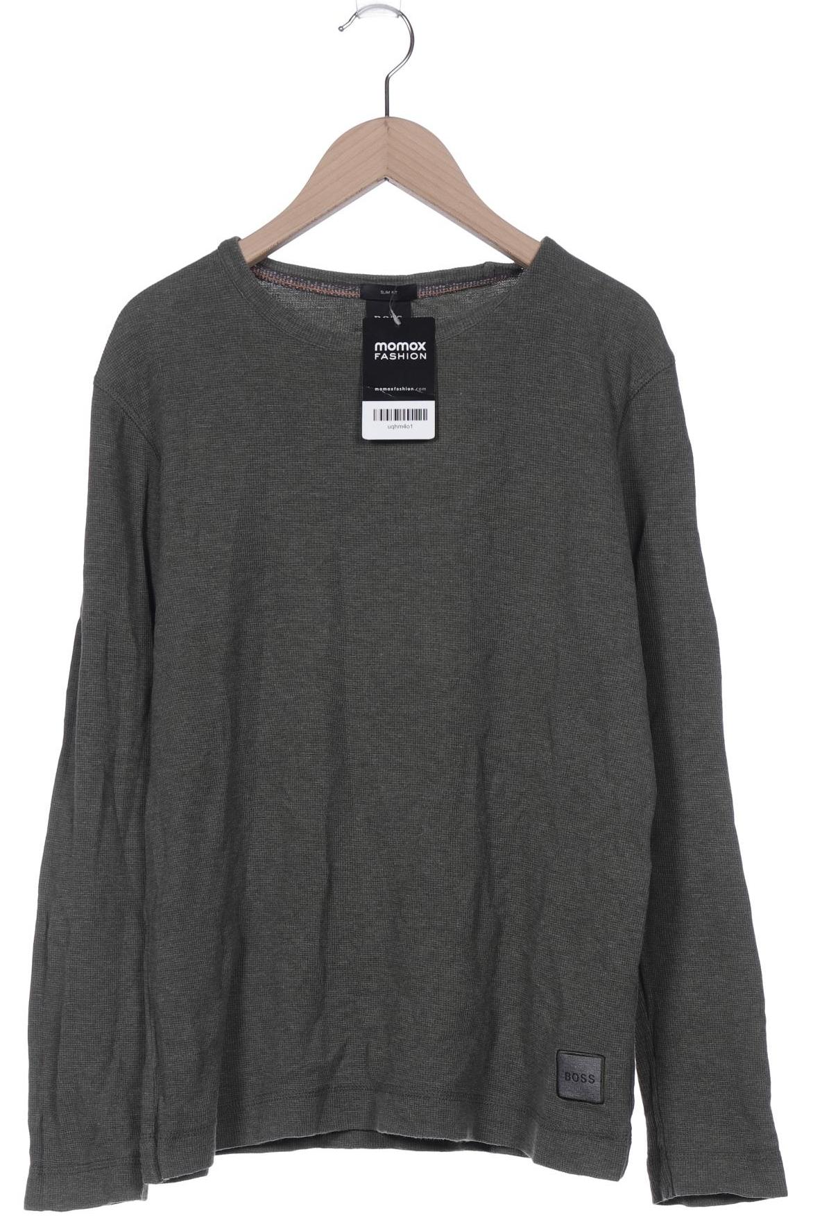 

Boss by Hugo Boss Herren Langarmshirt, grün, Gr. 48