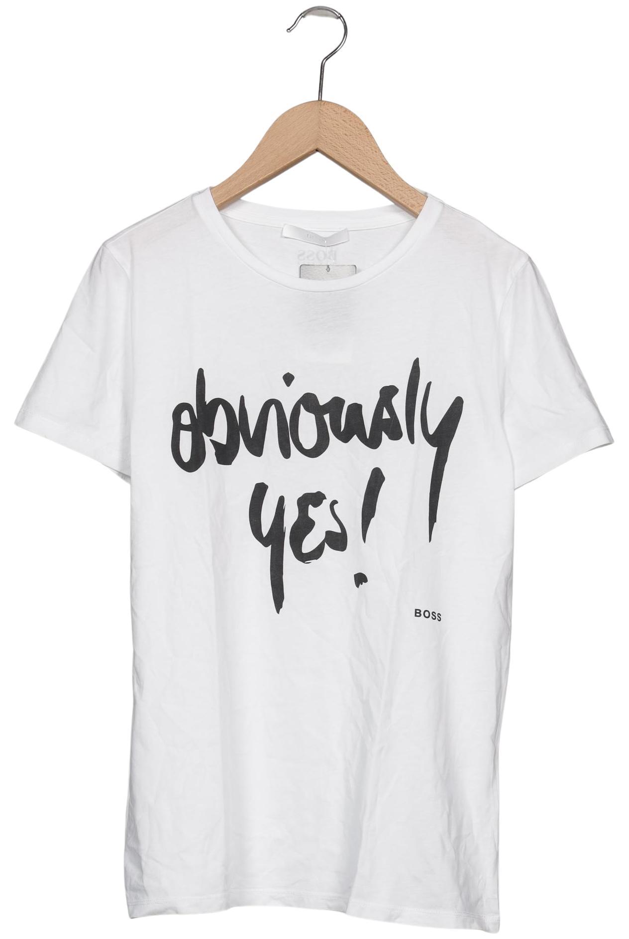 

Boss by Hugo Boss Damen T-Shirt, weiß, Gr. 36