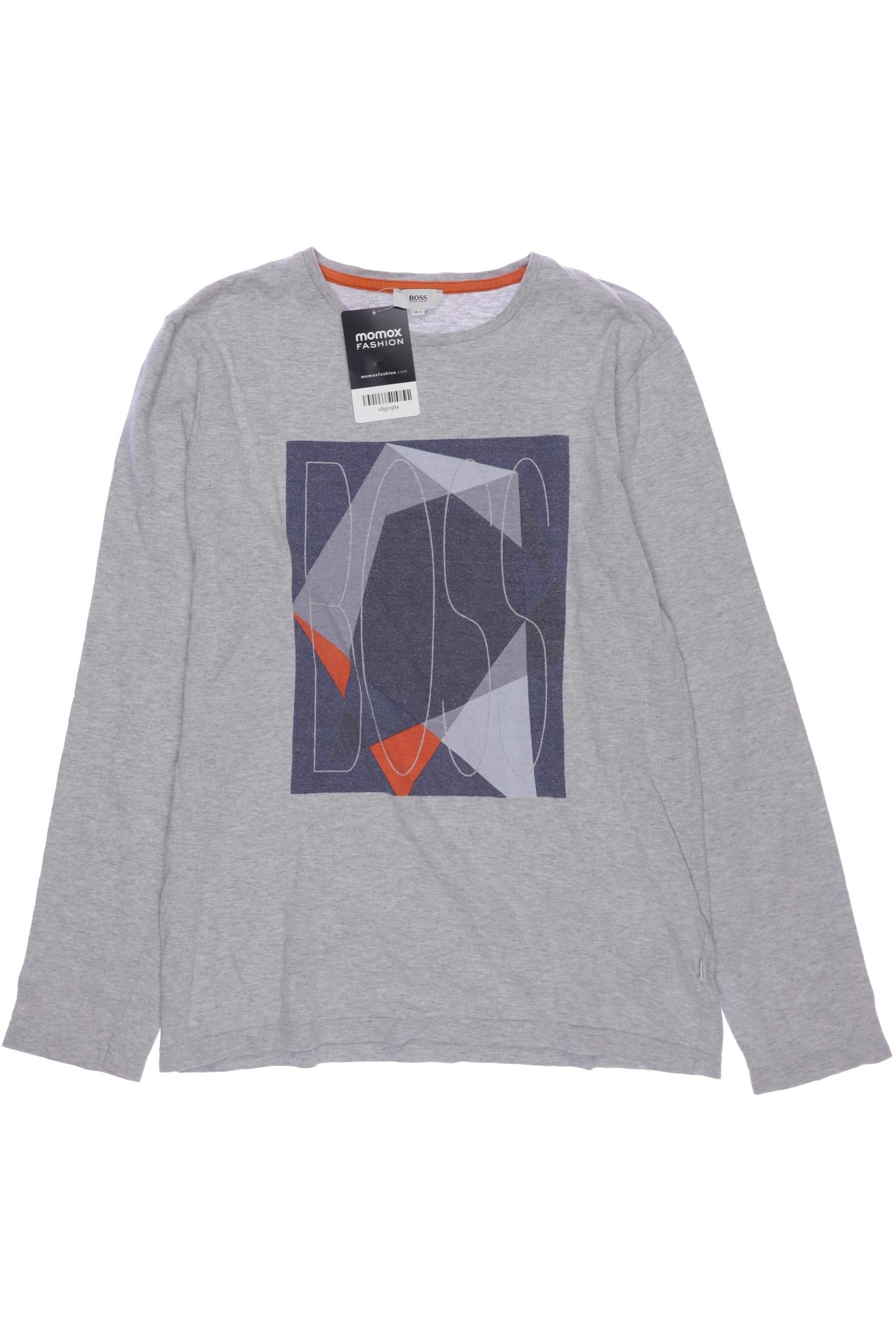 

Boss by Hugo Boss Herren Langarmshirt, grau, Gr. 14