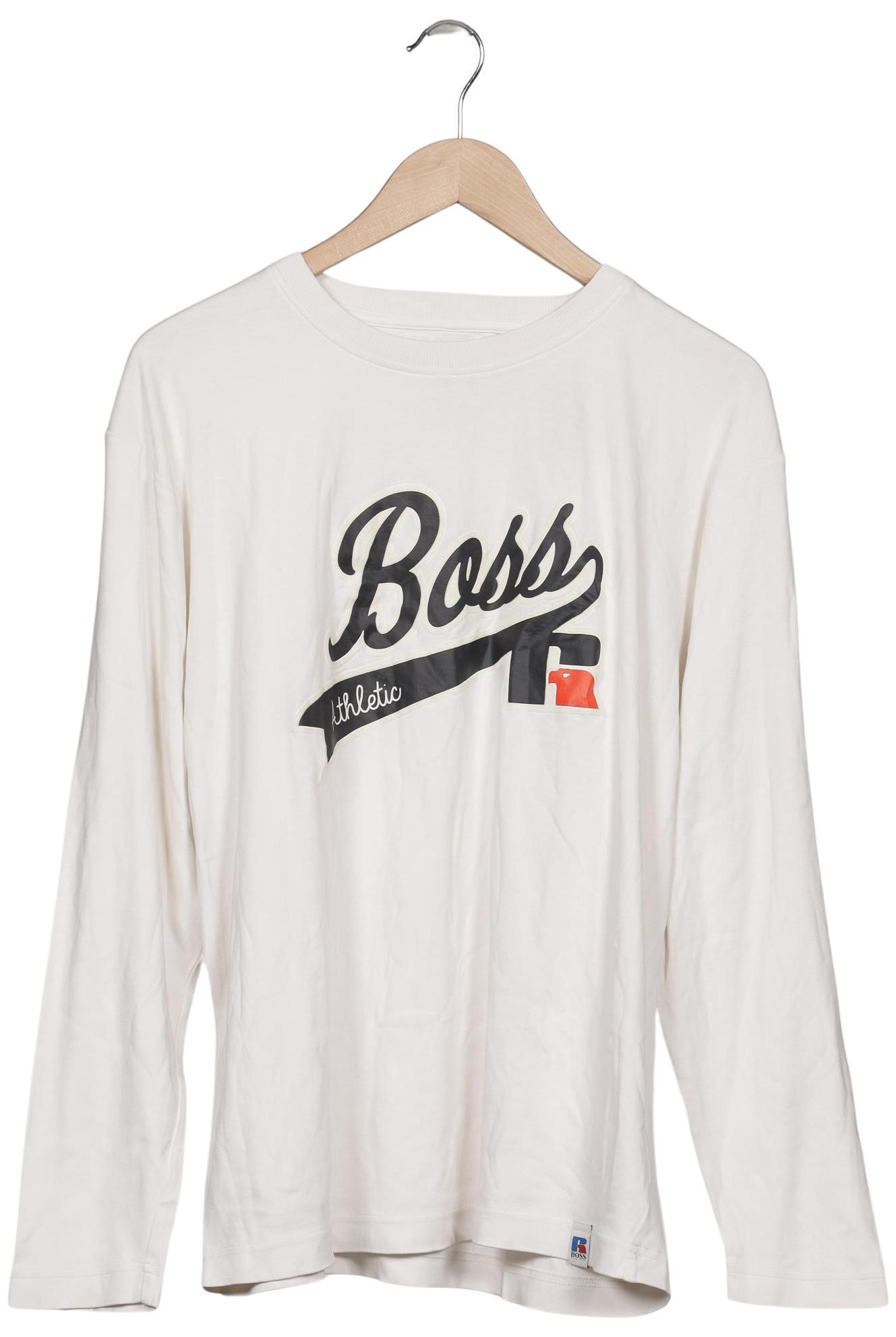 Thumbnail - Boss by Hugo Boss Herren Langarmshirt, cremeweiß, Gr. 52