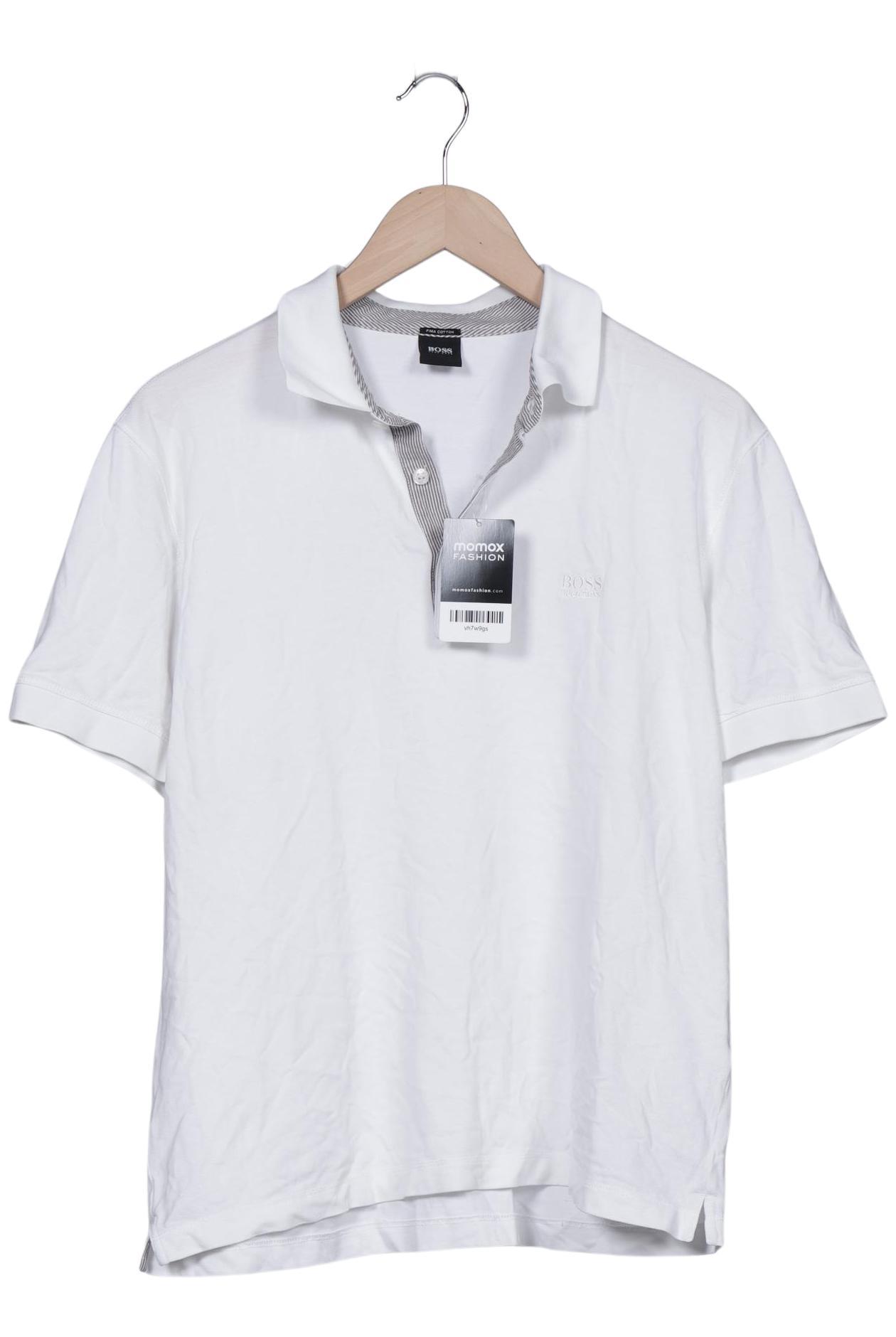 

Boss by Hugo Boss Herren Poloshirt, weiß, Gr. 52