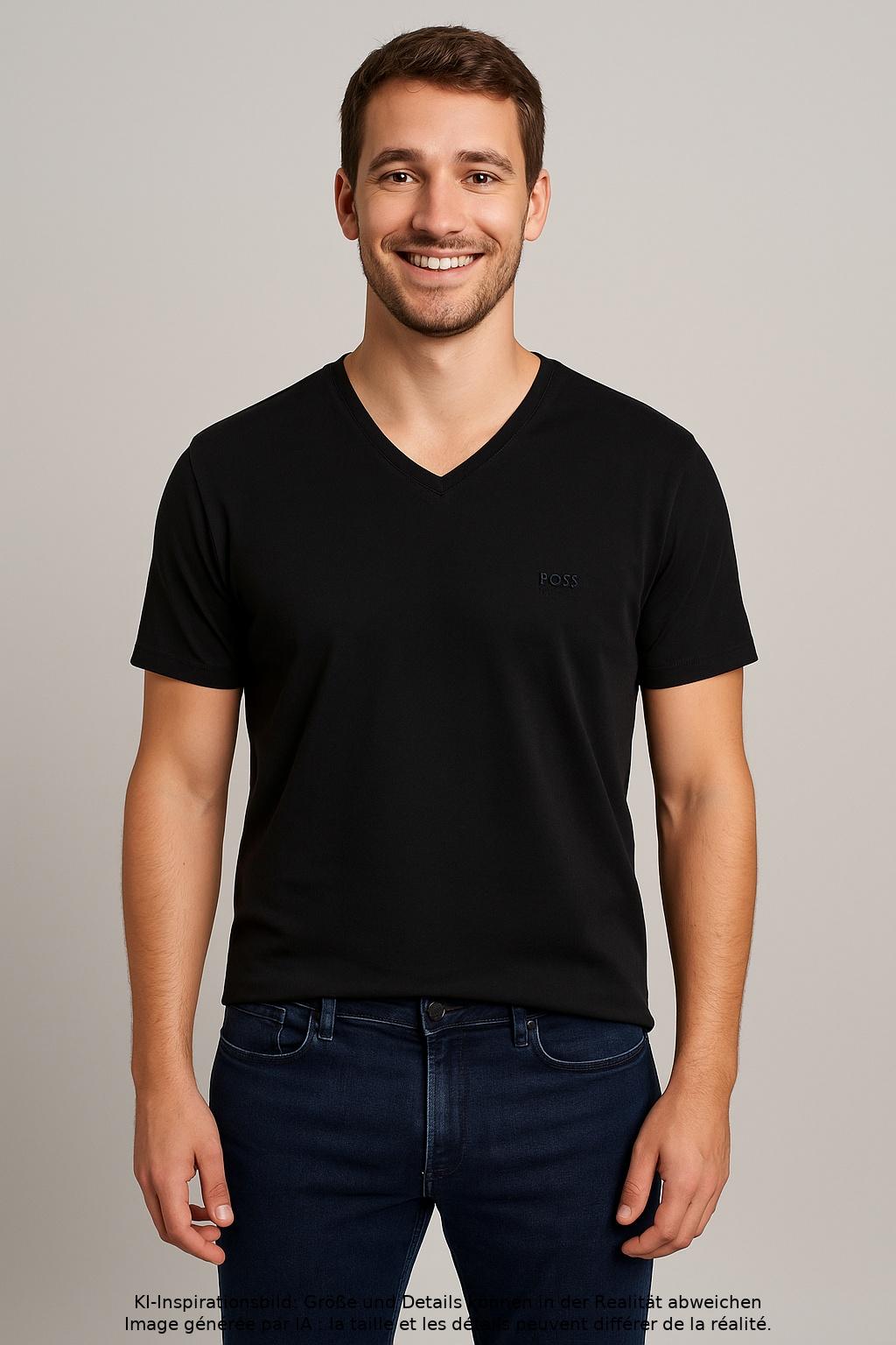 

Boss by Hugo Boss Herren T-Shirt, schwarz, Gr. 52